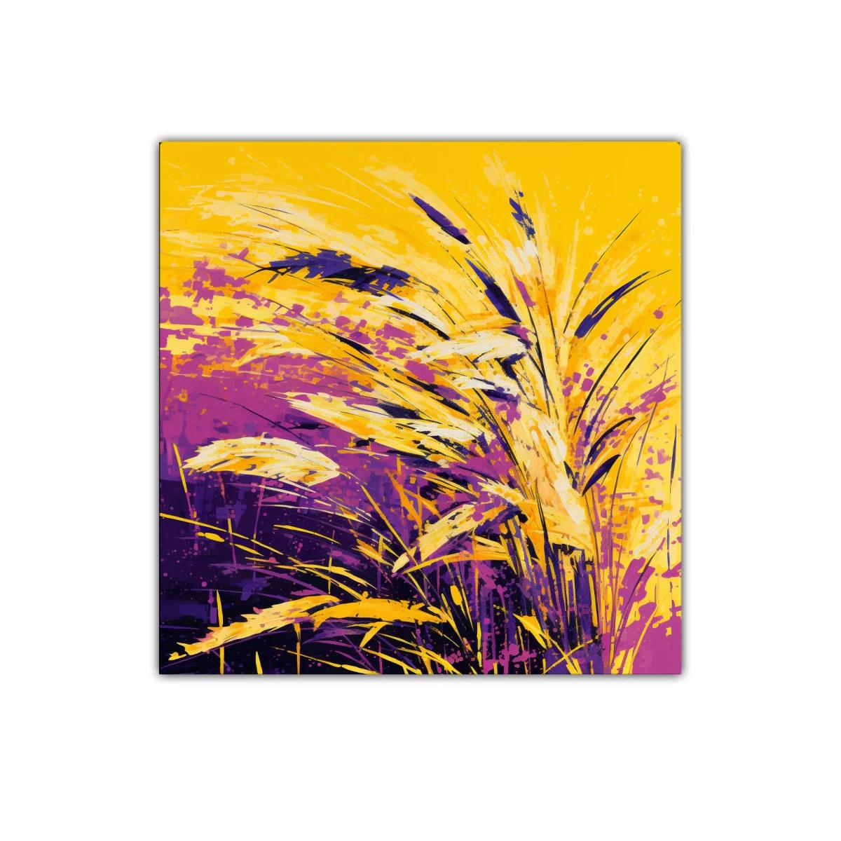Cuadro vibrante con formas naturales y colores intensos — imagen principal