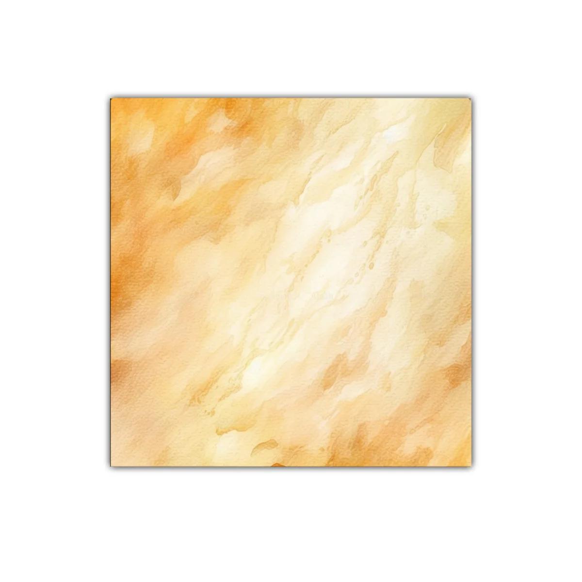 Cuadro abstracto en tonos cálidos que ilumina espacios