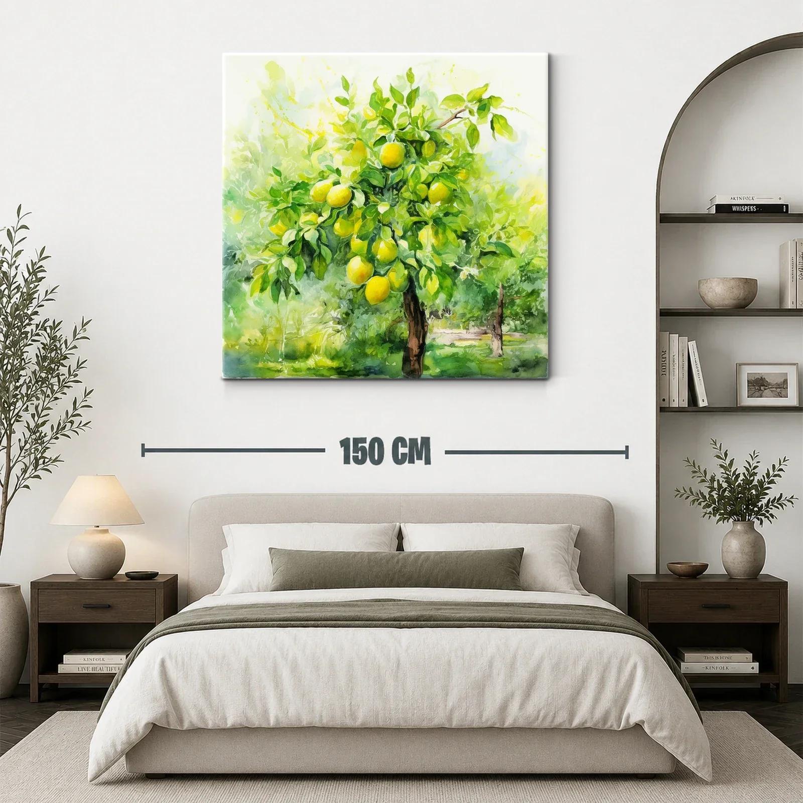 Limonero vibrante en jardín de luz solar radiante — miniatura 3