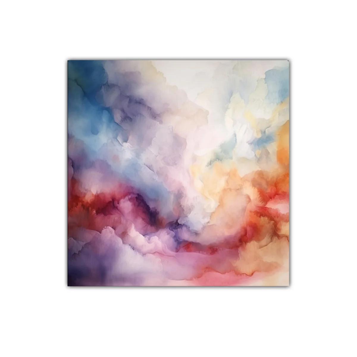 Cuadro decorativo con tonalidades suaves y cálidas abstractas — imagen principal