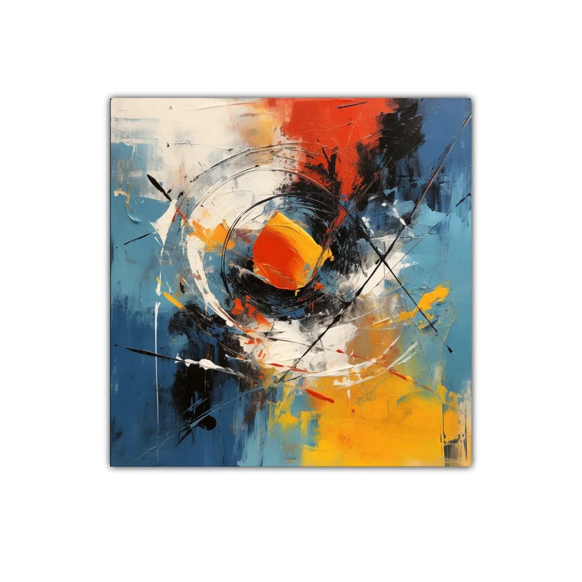 Energía y movimiento en vibrantes tonos azules y naranjas — imagen principal