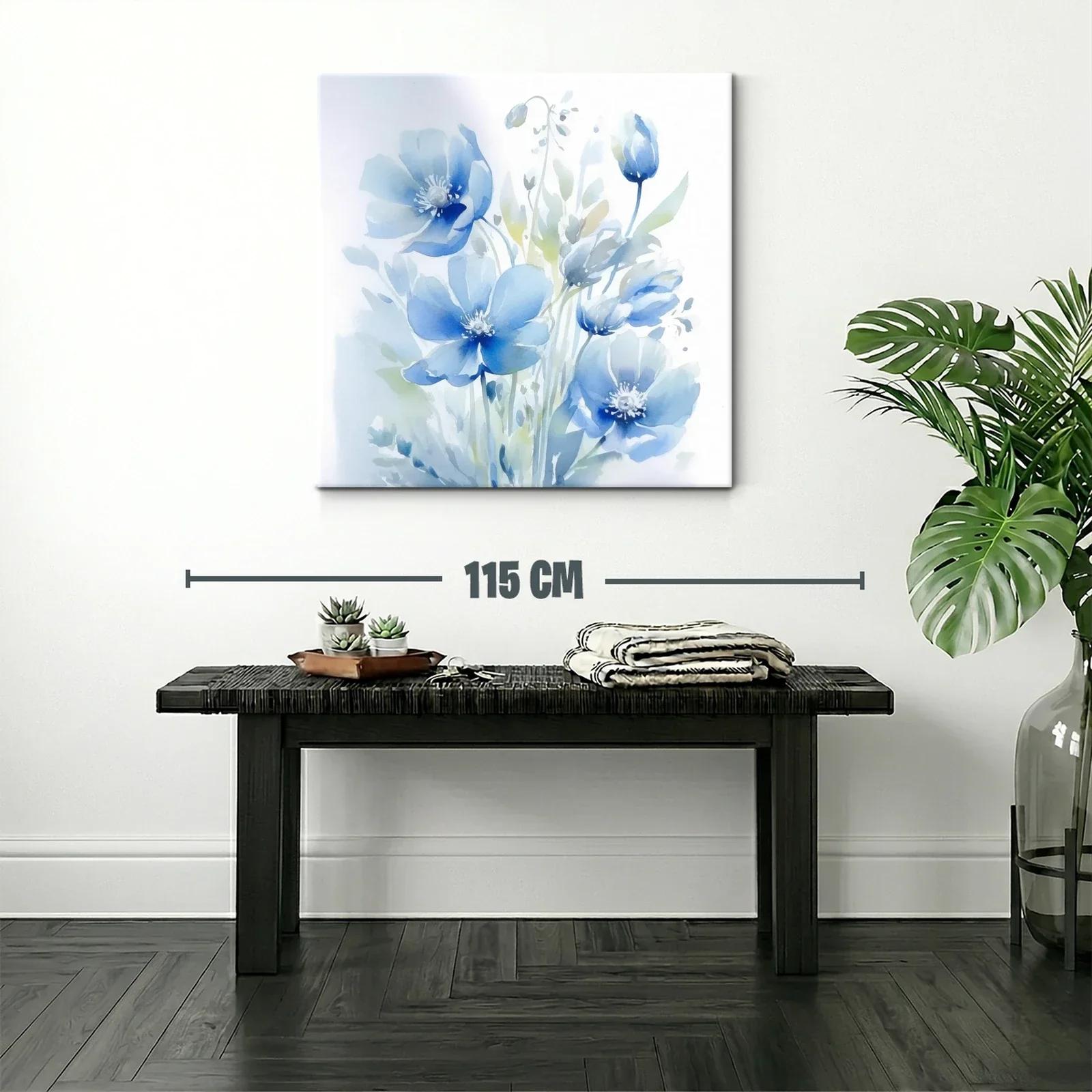 Elegancia en Flores Azules con Toques Suaves y Delicados — miniatura 2