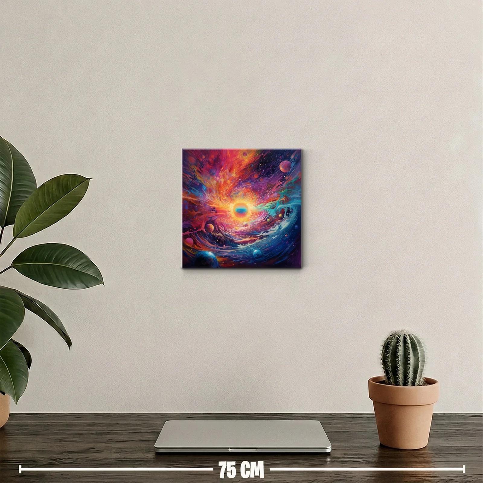 Explosión Cósmica de Colores Vibrantes en Espacio Abierto — miniatura 2