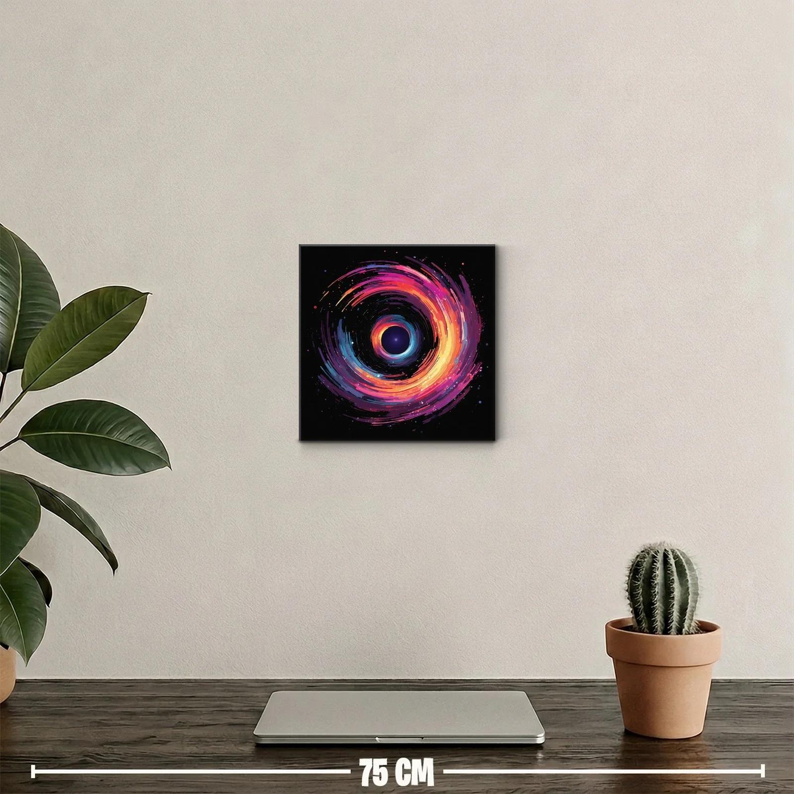 Espiral cósmica en vibrantes tonos cálidos y fríos — miniatura 2
