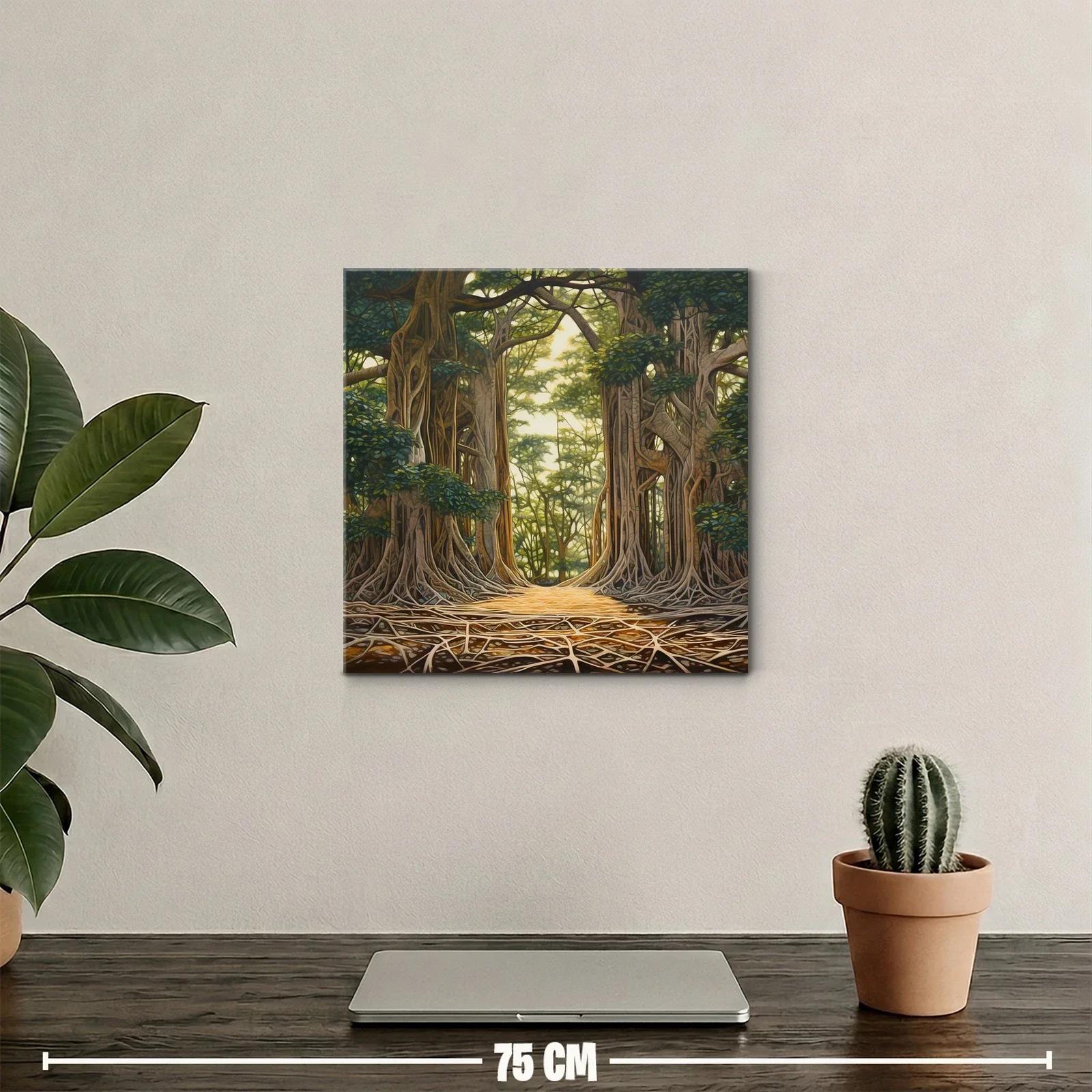 Camino entre raíces milenarias y vegetación exuberante — miniatura 2