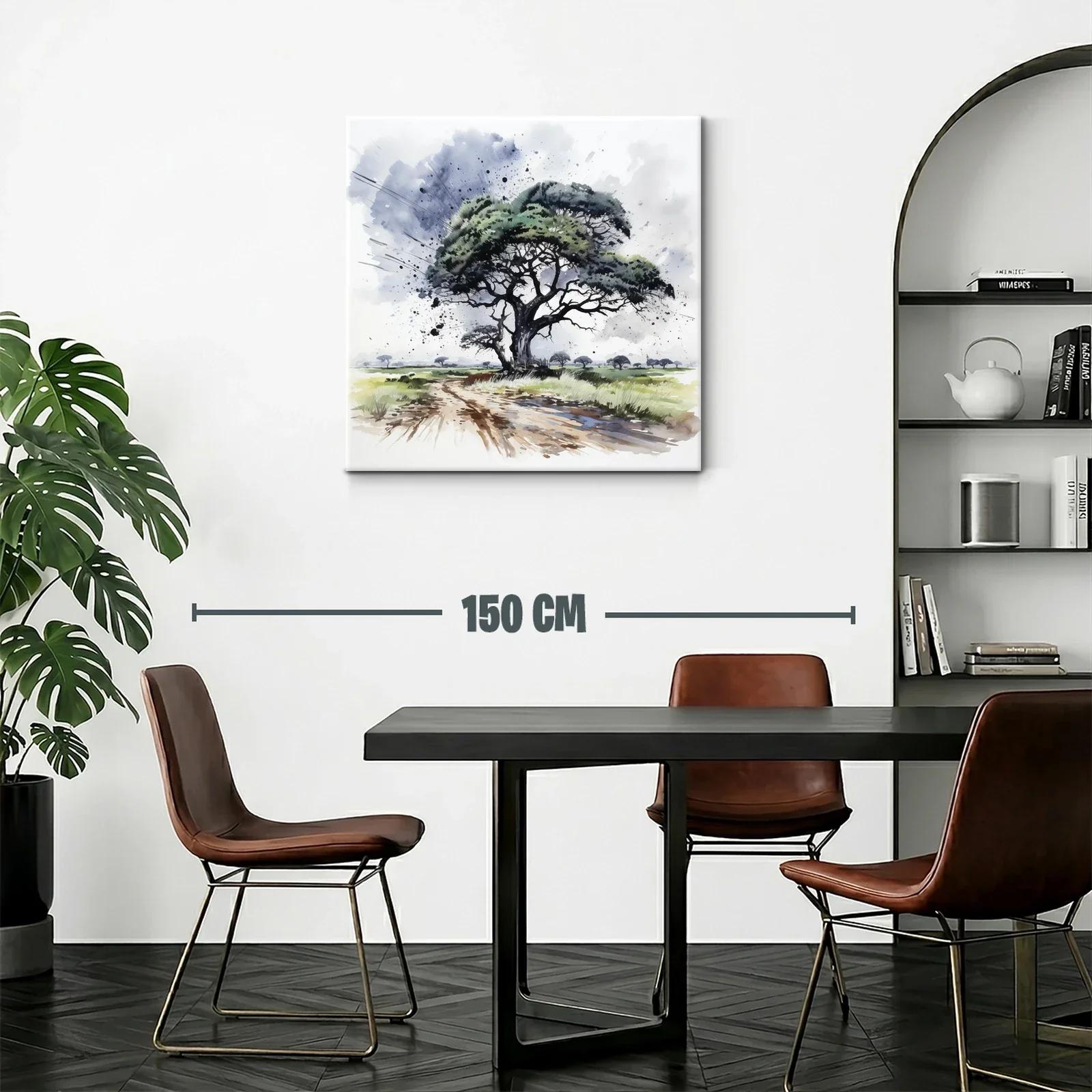 Árbol solitario en paisaje natural con efectos dinámicos — miniatura 2