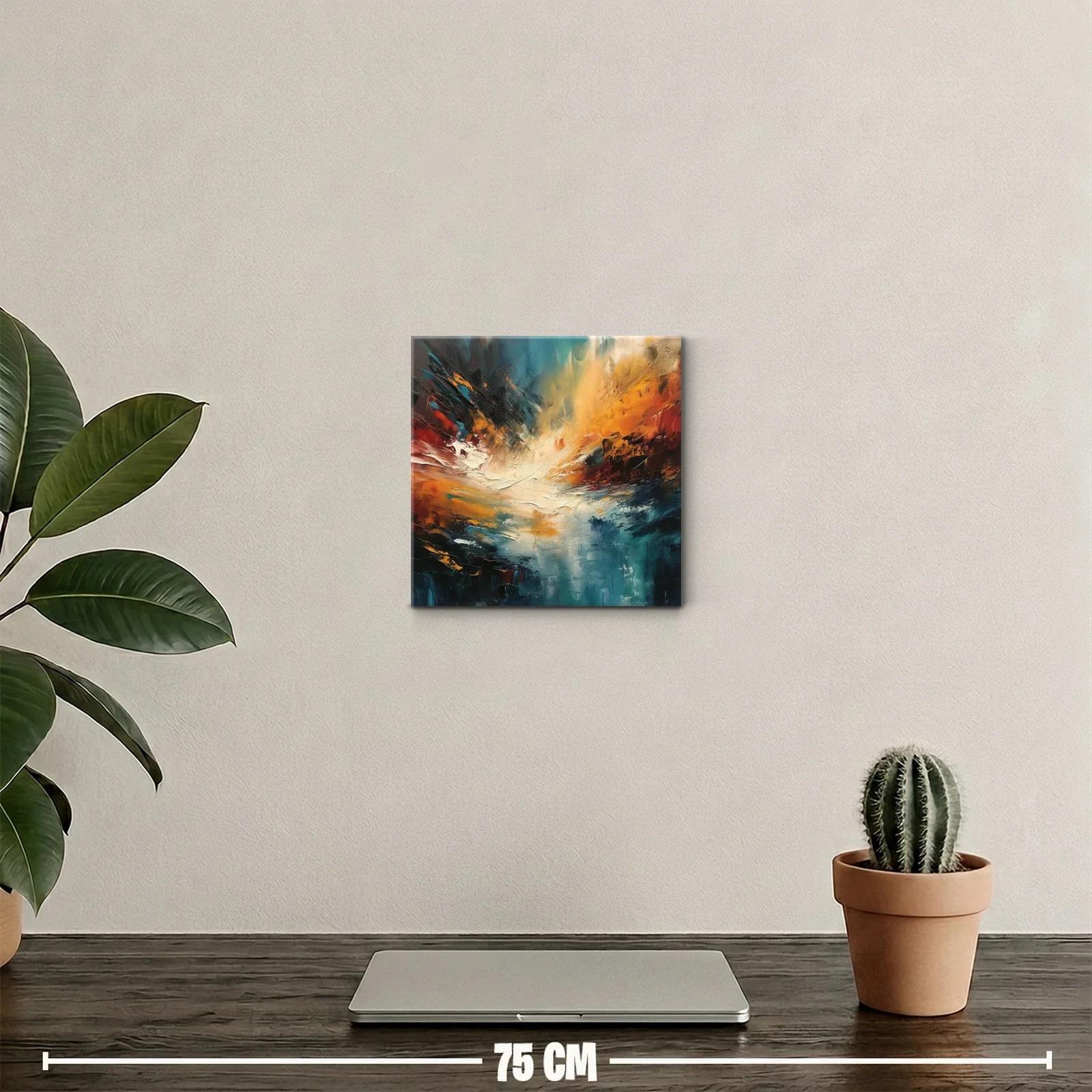 Arte abstracto con explosión de luz y color vibrante — miniatura 2