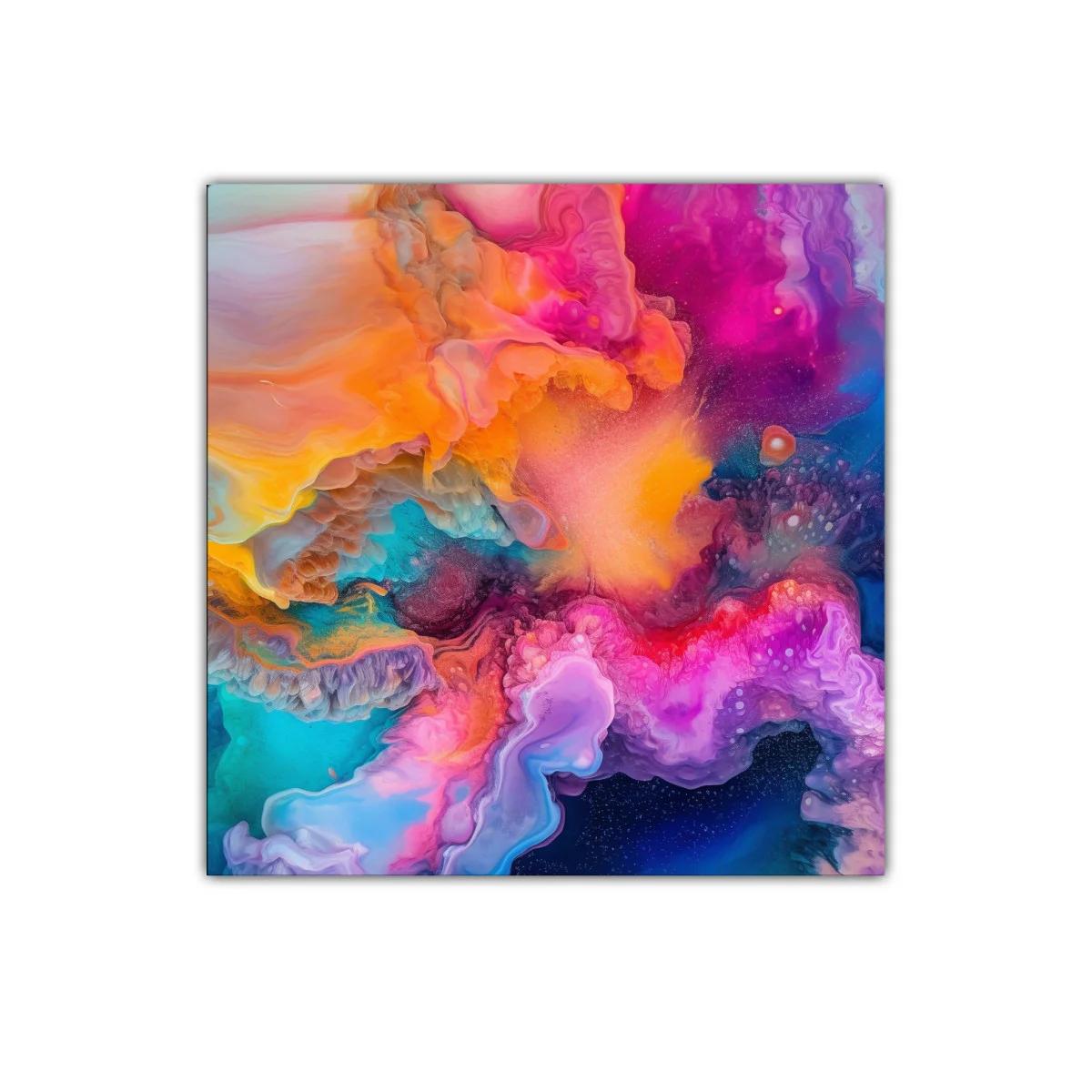 Explosión de color abstracto para ambiente vibrante
