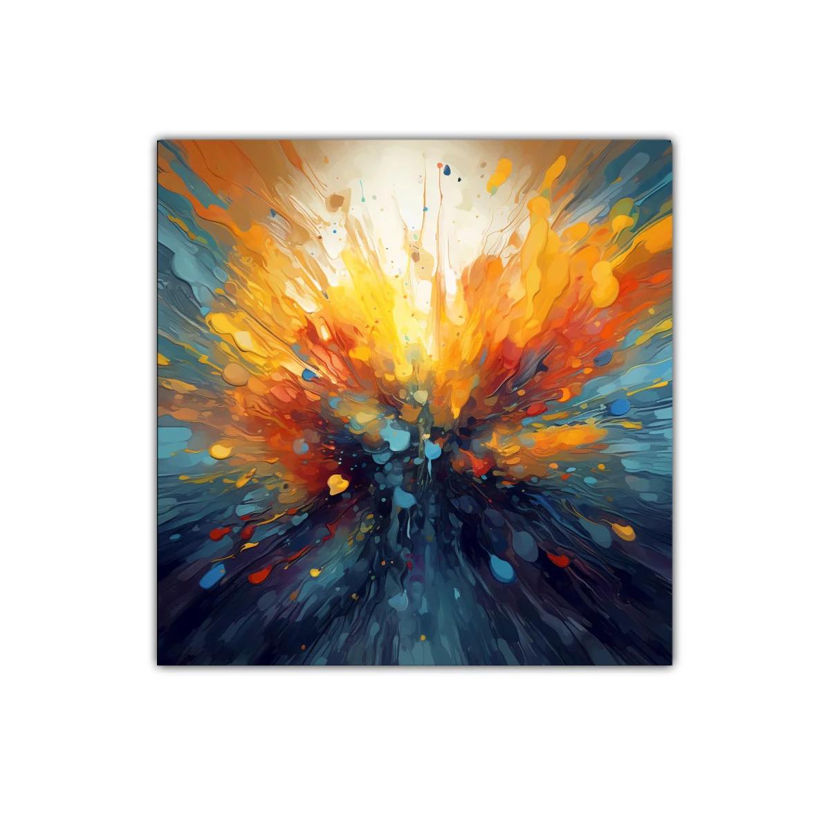 Explosión vibrante de colores cálidos y tonos profundos — imagen principal