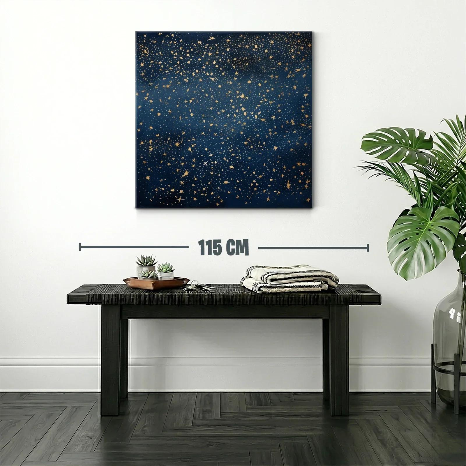 Estrellas doradas sobre fondo azul profundo — miniatura 2