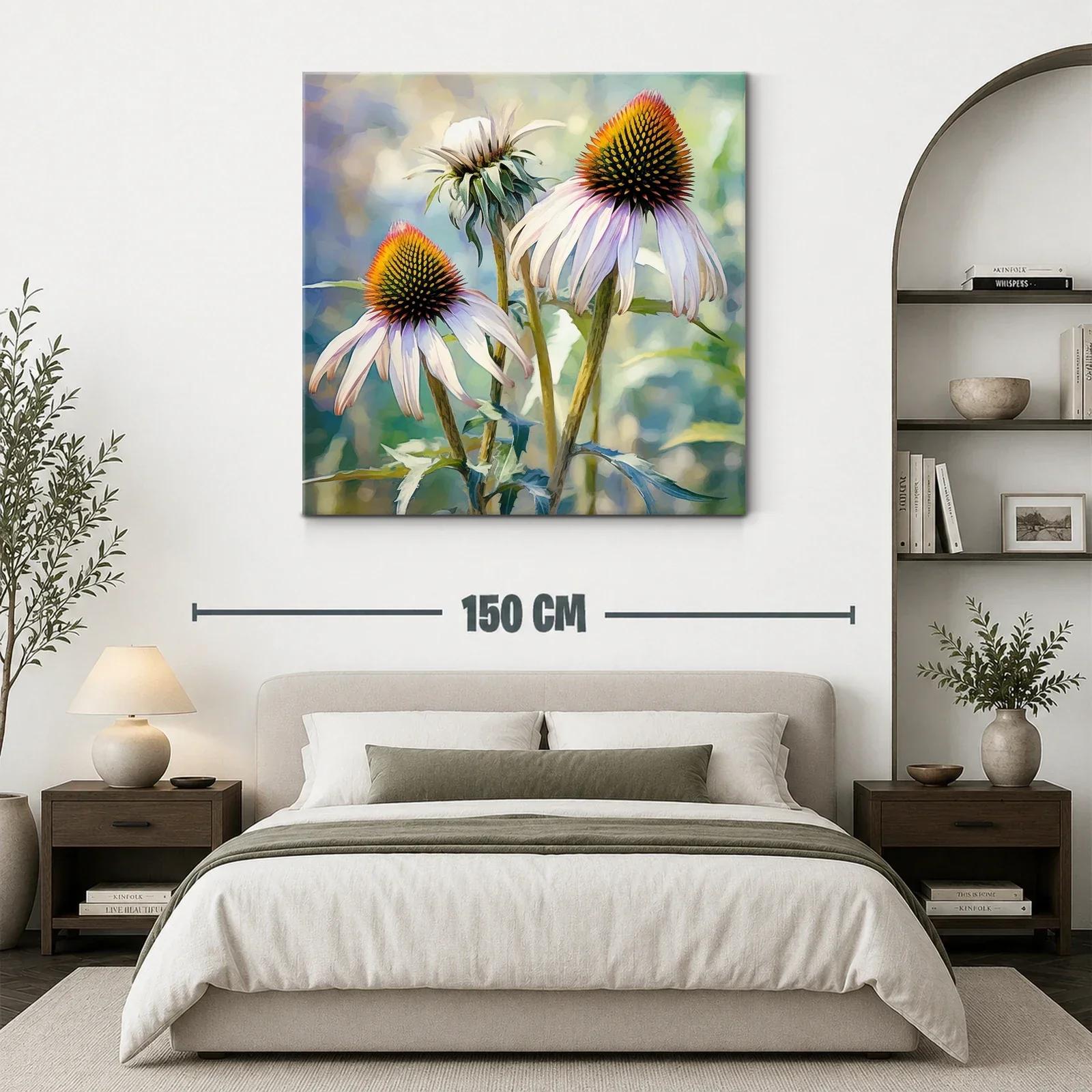 Flores vibrantes con toques cálidos y sutiles tonos pastel — miniatura 3