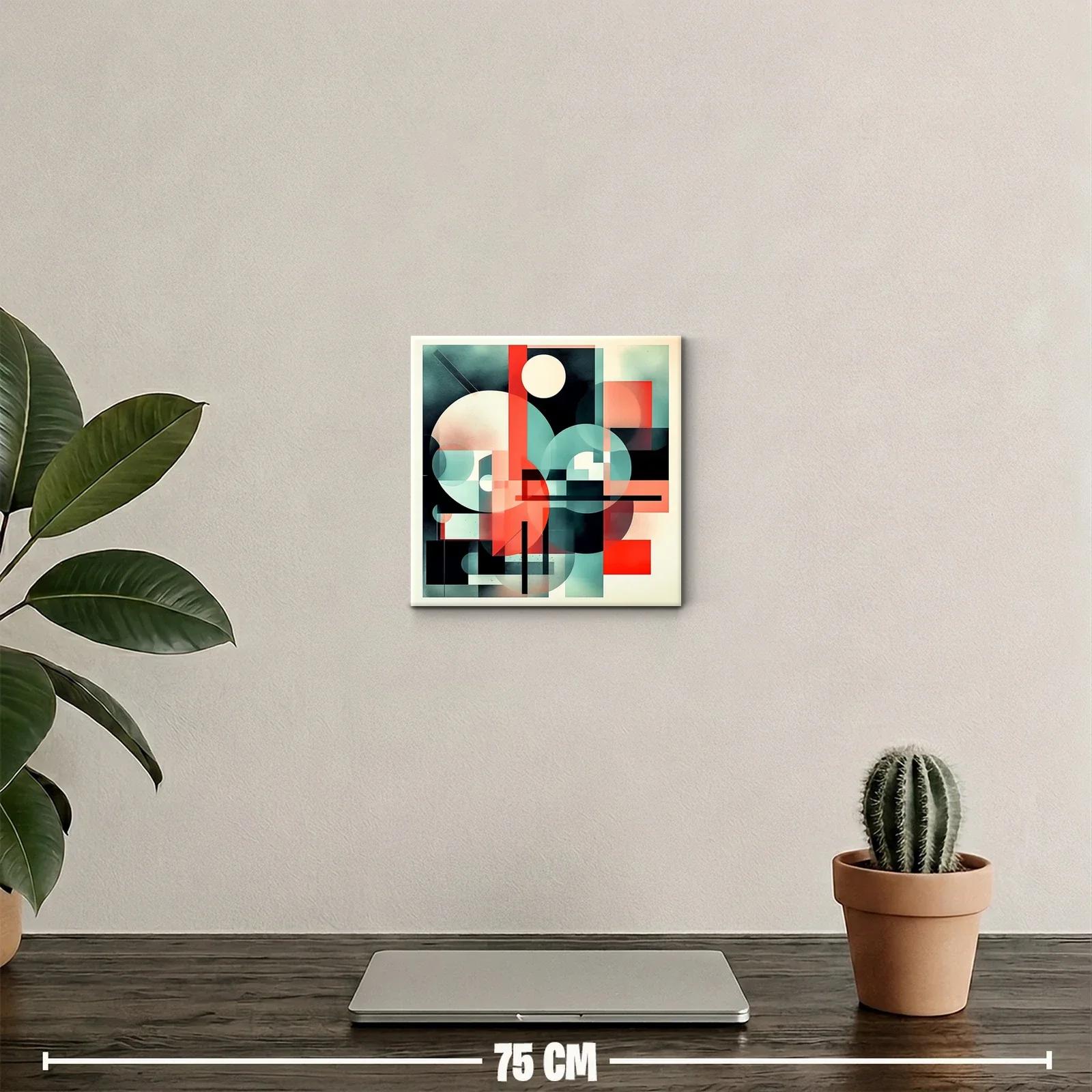 Composición geométrica vibrante con contrastes intensos — miniatura 2