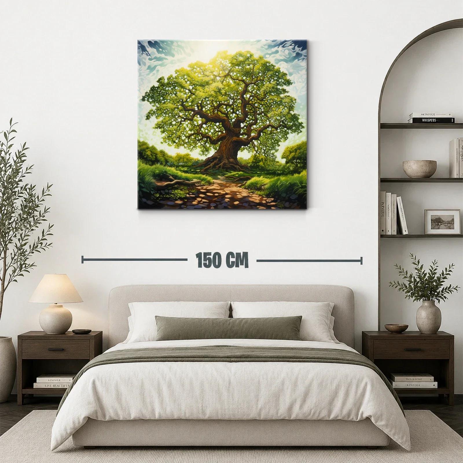 Árbol majestuoso iluminado por luz natural — miniatura 3