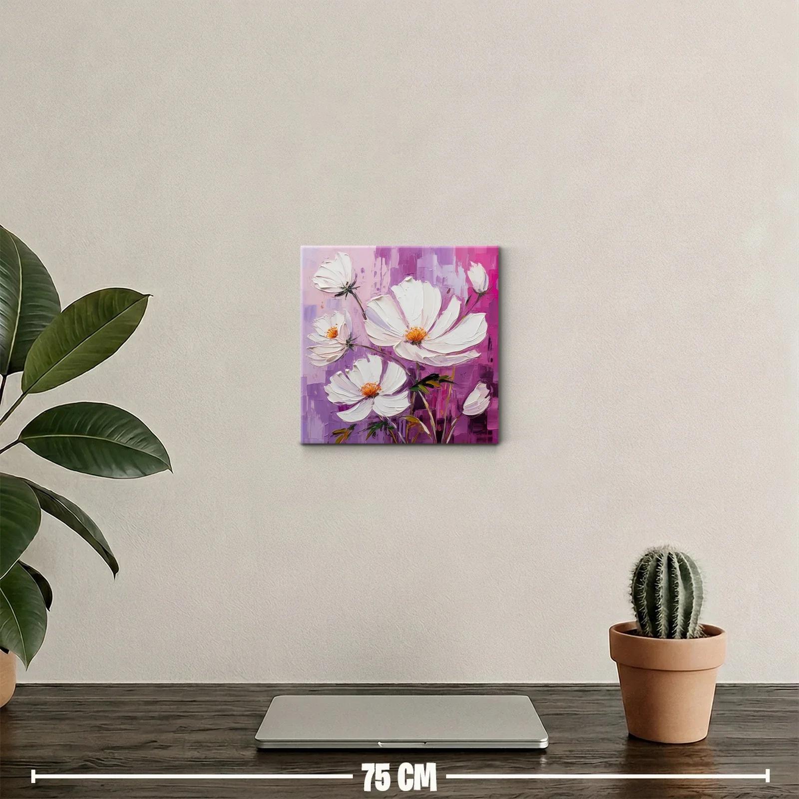 Elegancia floral en tonos blancos y violetas — miniatura 2