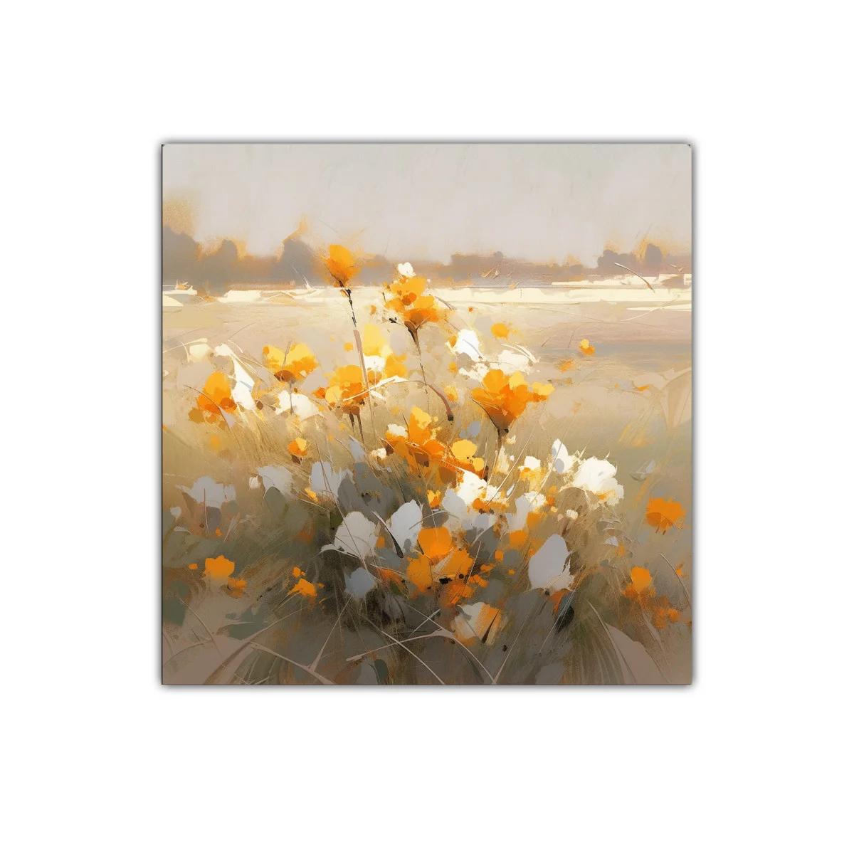 Naturaleza en flor con tonos cálidos y suaves