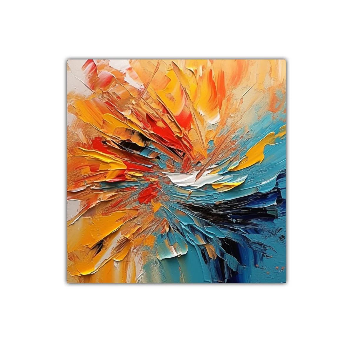 Explosión abstracta de colores vibrantes y energía dinámica — imagen principal