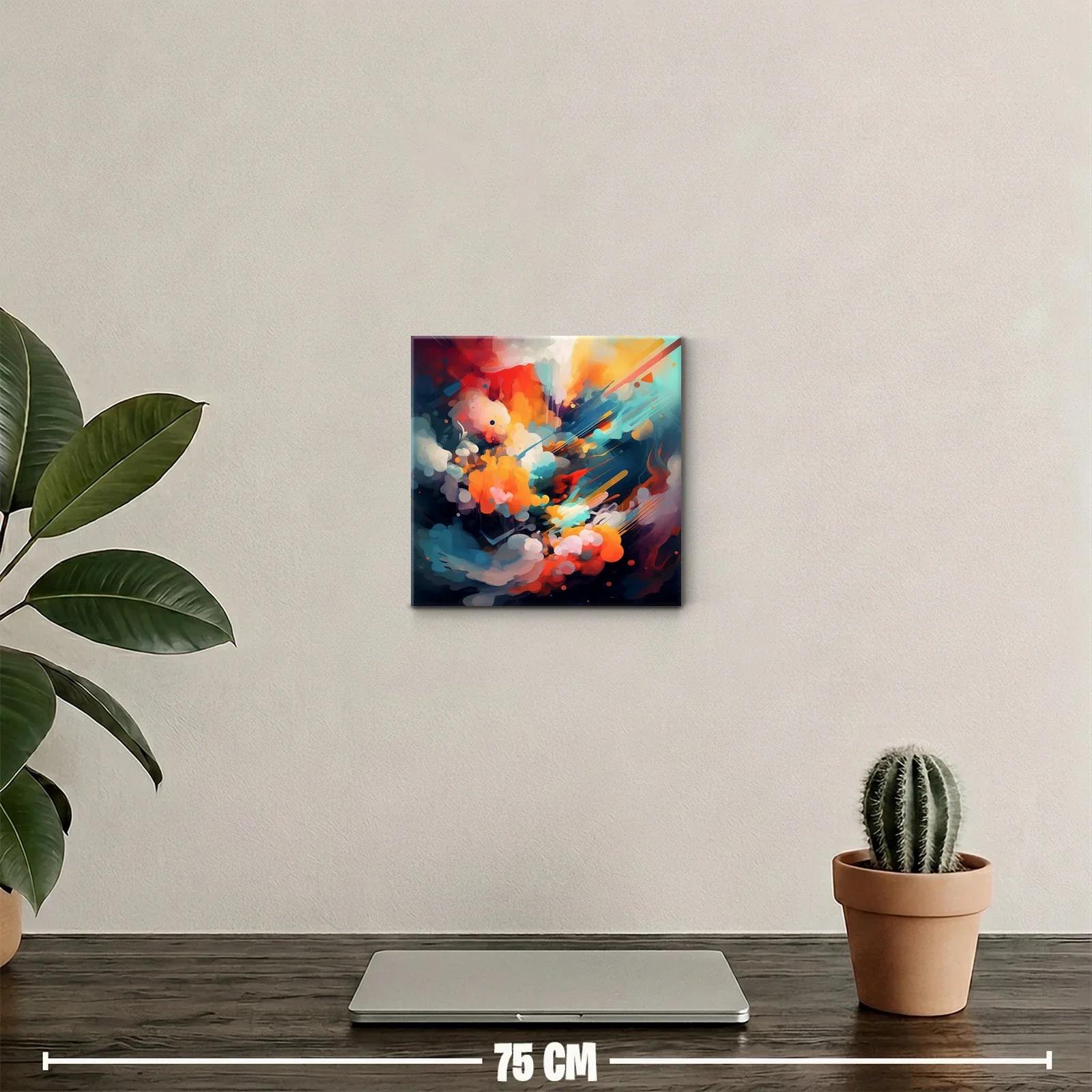 Explosión de color abstracta con tonos vivos y dinámicos — miniatura 2