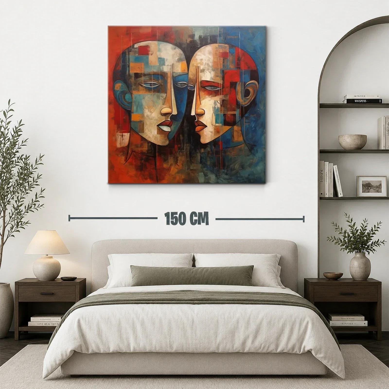 Retratos abstractos con tonos cálidos y fríos en contraste — miniatura 3