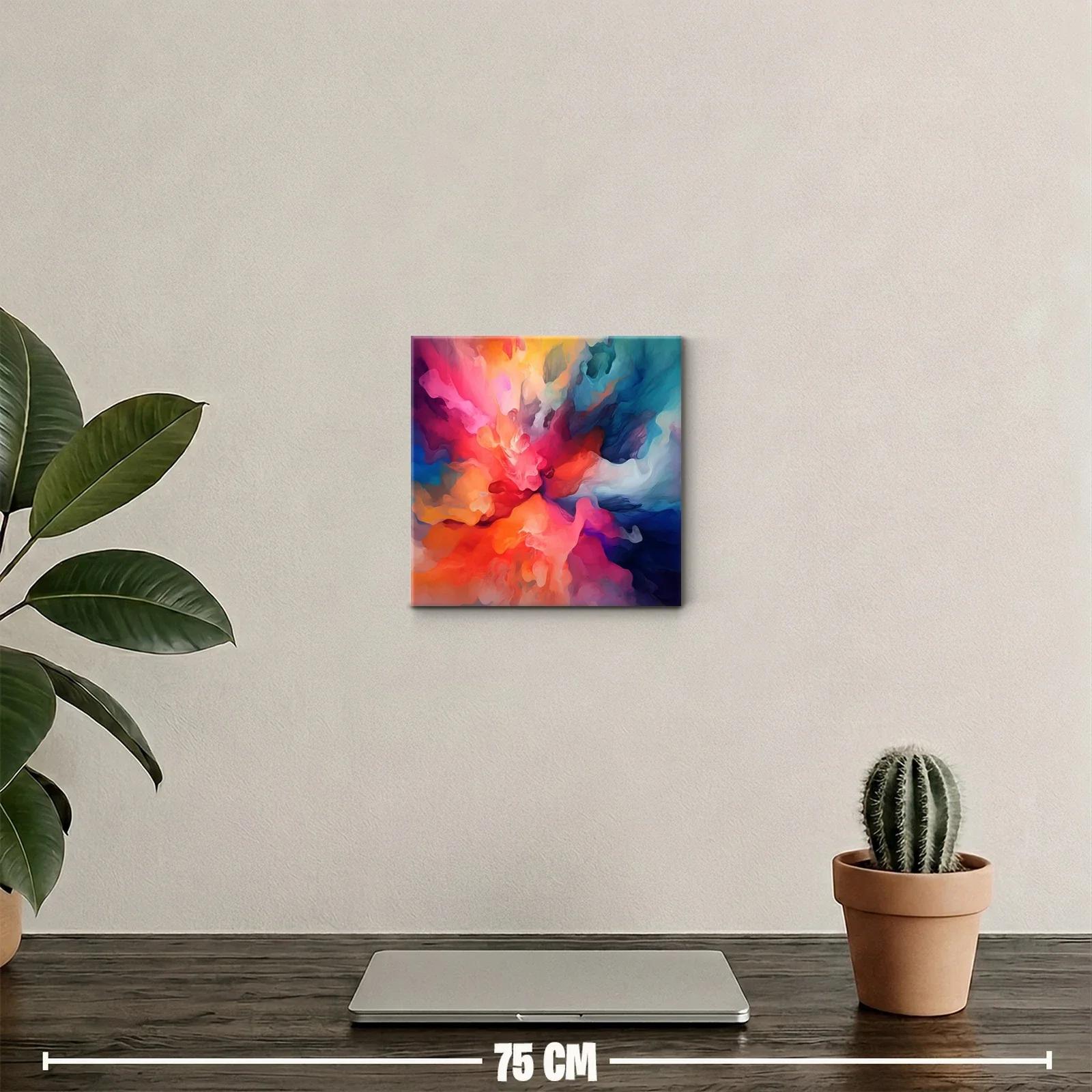 Explosión de color en formas abstractas vibrantes — miniatura 2