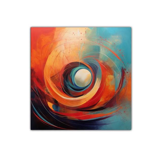 Explosión de color en movimiento vibrante y dinámico