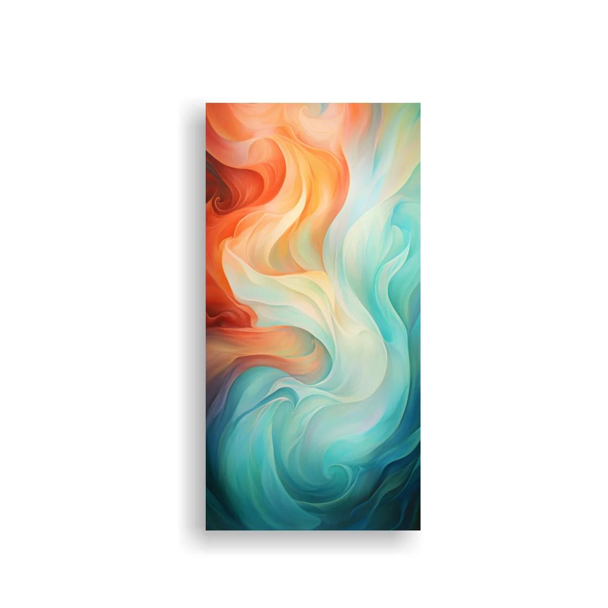 Cuadro remolinos de color abstractos en flujo — imagen principal