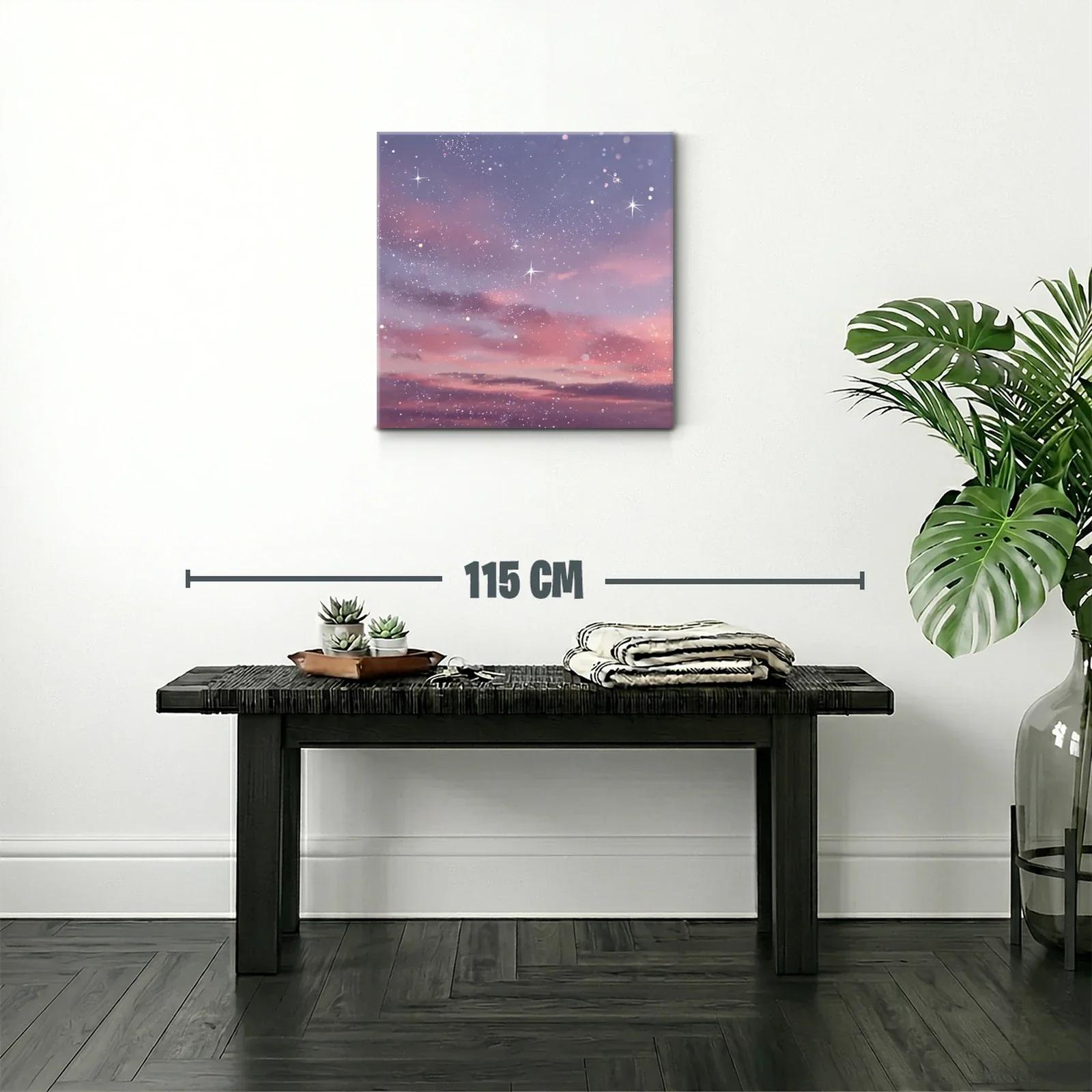 Cielo estrellado en tonos pastel para un ambiente sereno — miniatura 2