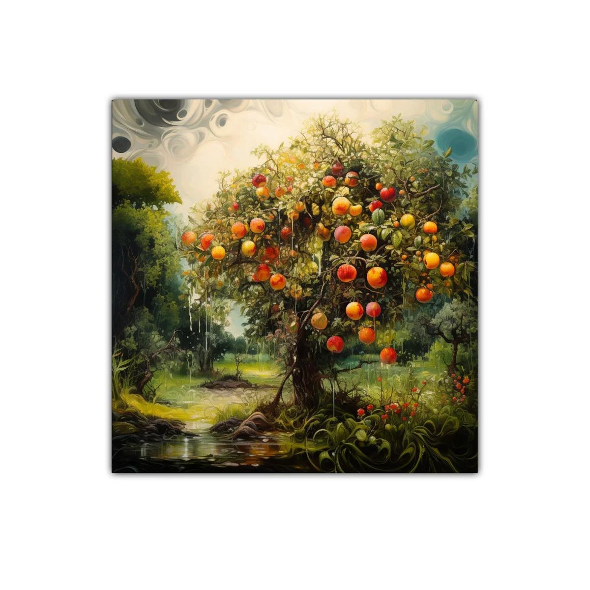 Árbol frutal vibrante en paisaje natural exuberante — imagen principal