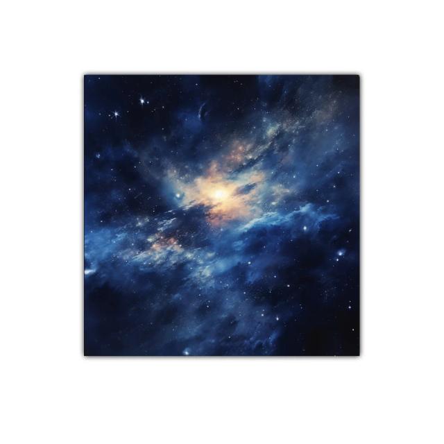 Vibrante espacio cósmico con estrellas y nebulosas luminosas