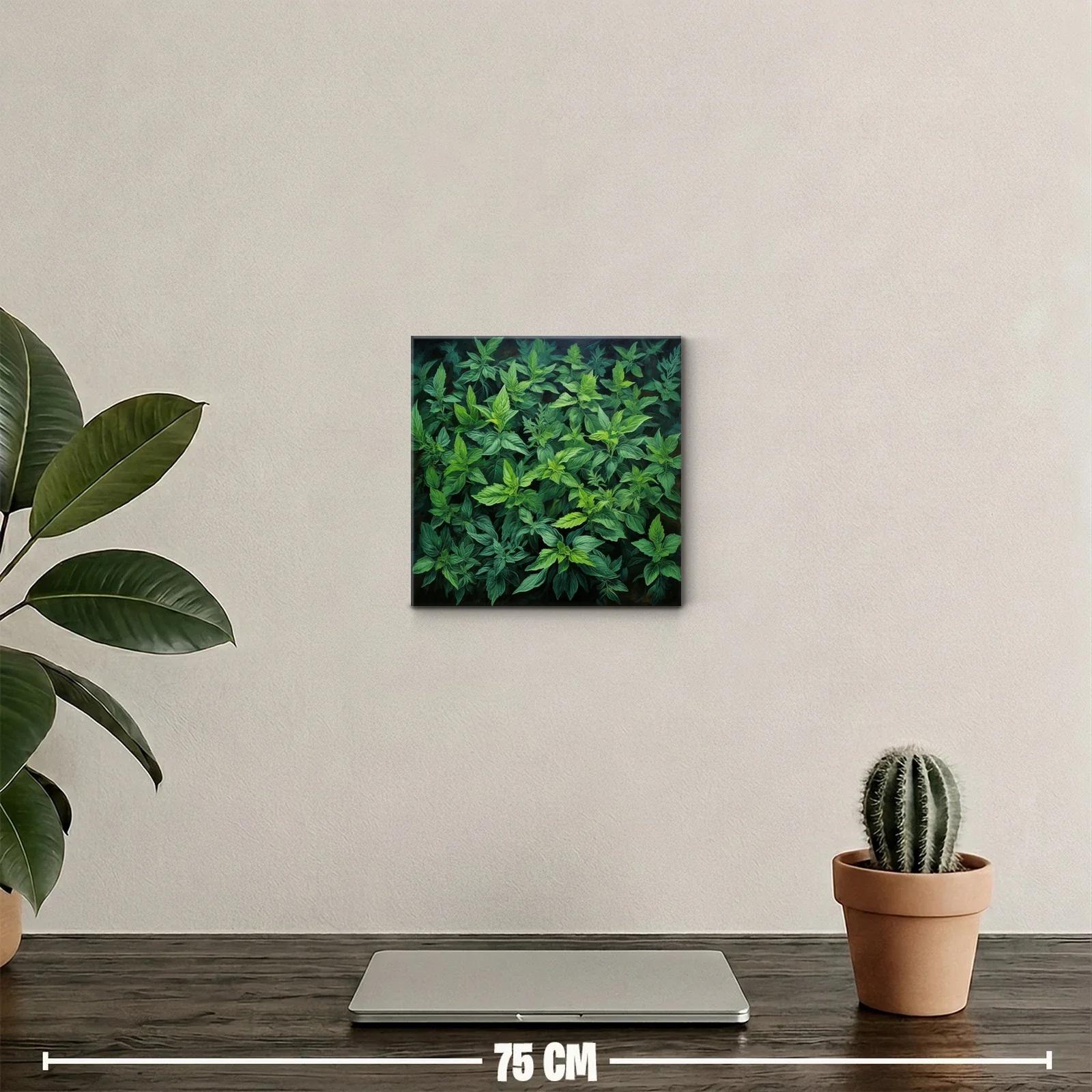 Cuadro de naturaleza con follaje en verdes intensos — miniatura 2