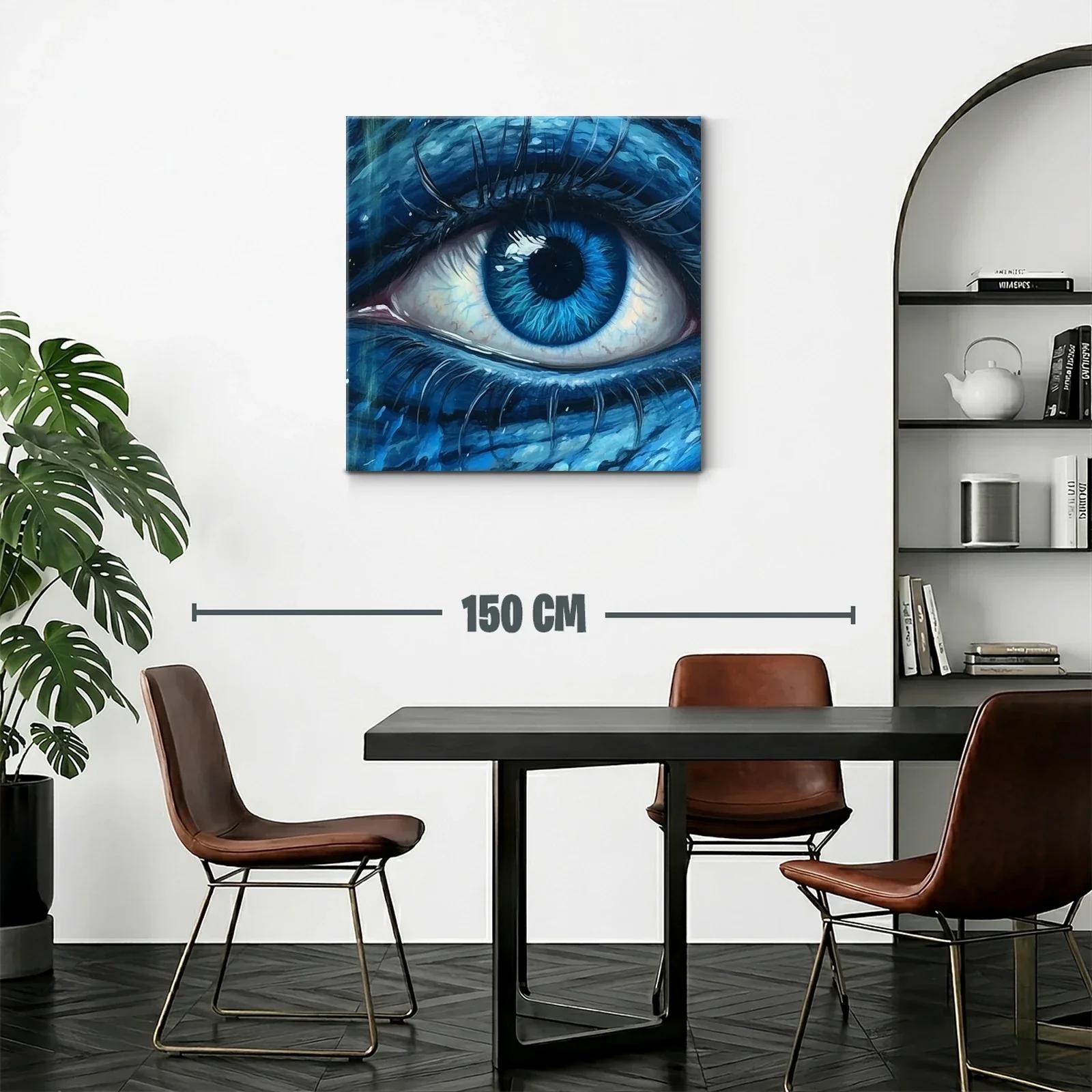 Impactante mirada azul para captar toda la atención — miniatura 2