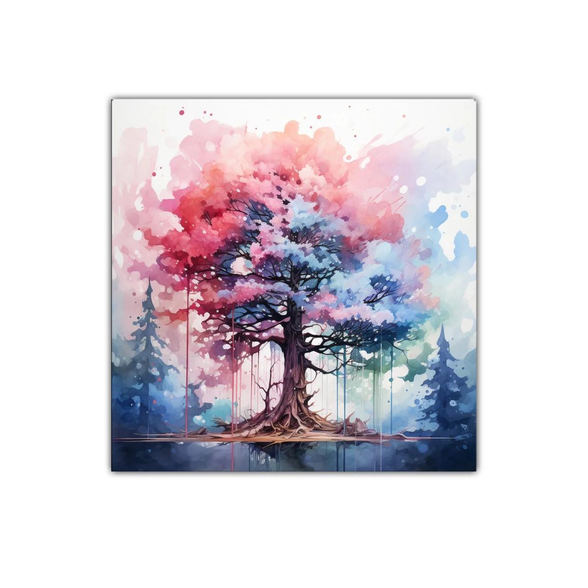 Árbol mágico en colores vibrantes y atmósfera onírica — imagen principal