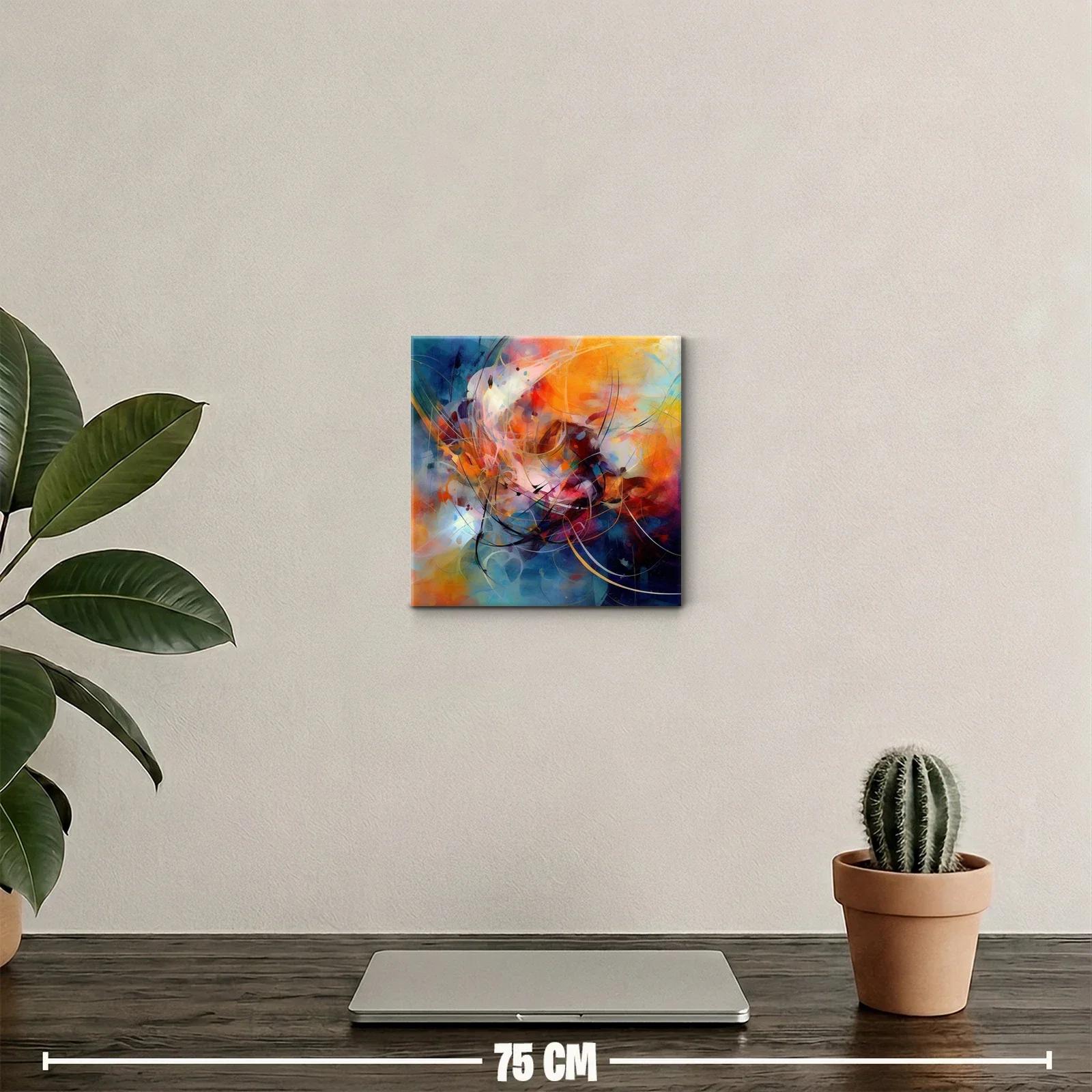 Explosión de color y movimiento en arte abstracto vibrante — miniatura 2