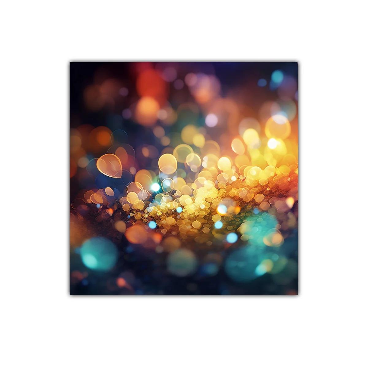 Brillo Abstracto de Luces Difusas en Composición Vibrante — miniatura 1