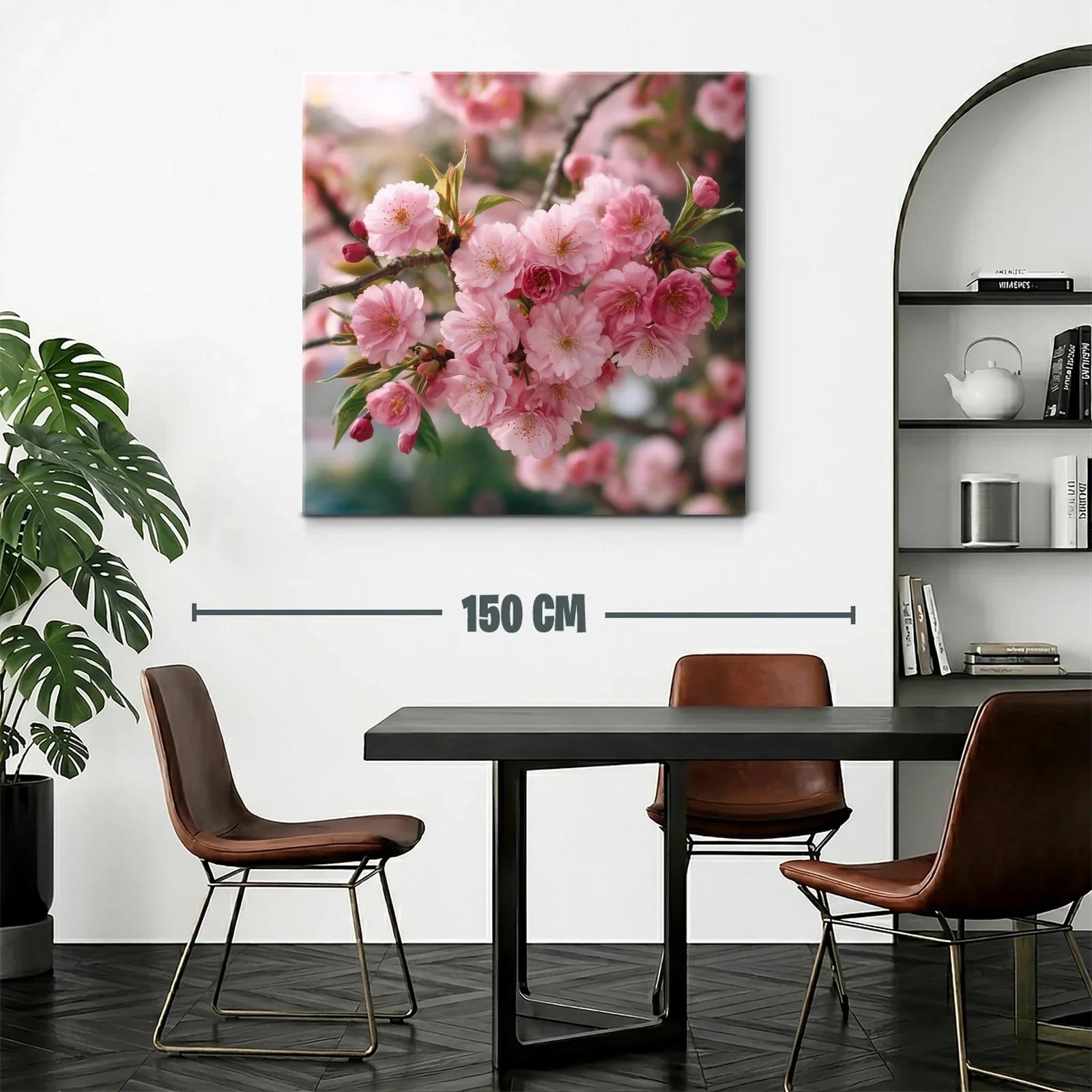 Ramo de flores rosas en plena primavera — miniatura 2