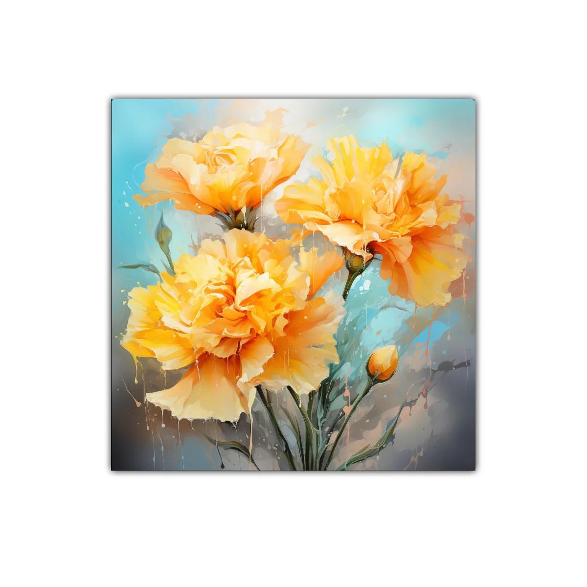 Flores Amarillas Vibrantes para una Decoración Moderna — imagen principal
