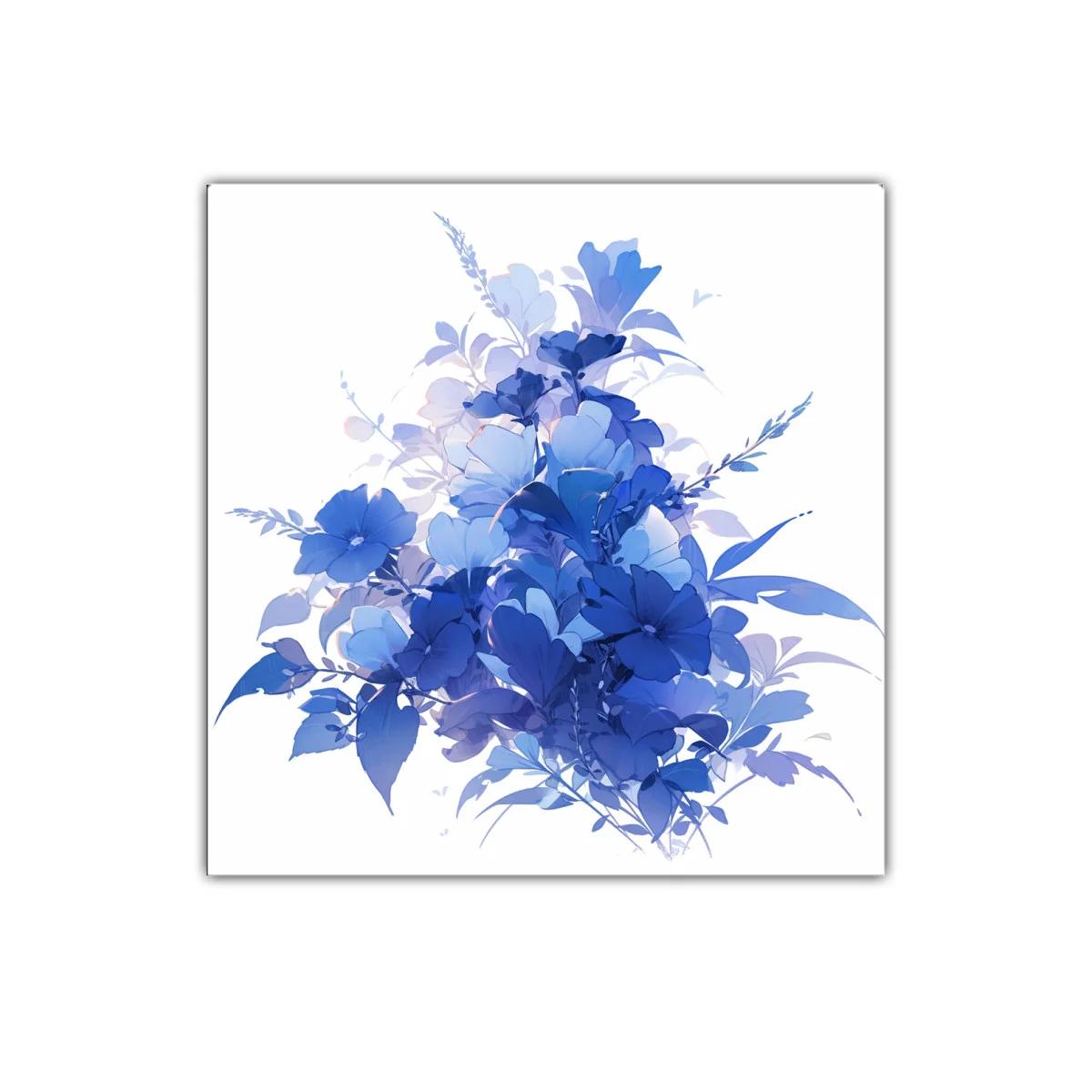 Composición floral en tonos azules para decoración elegante — imagen principal
