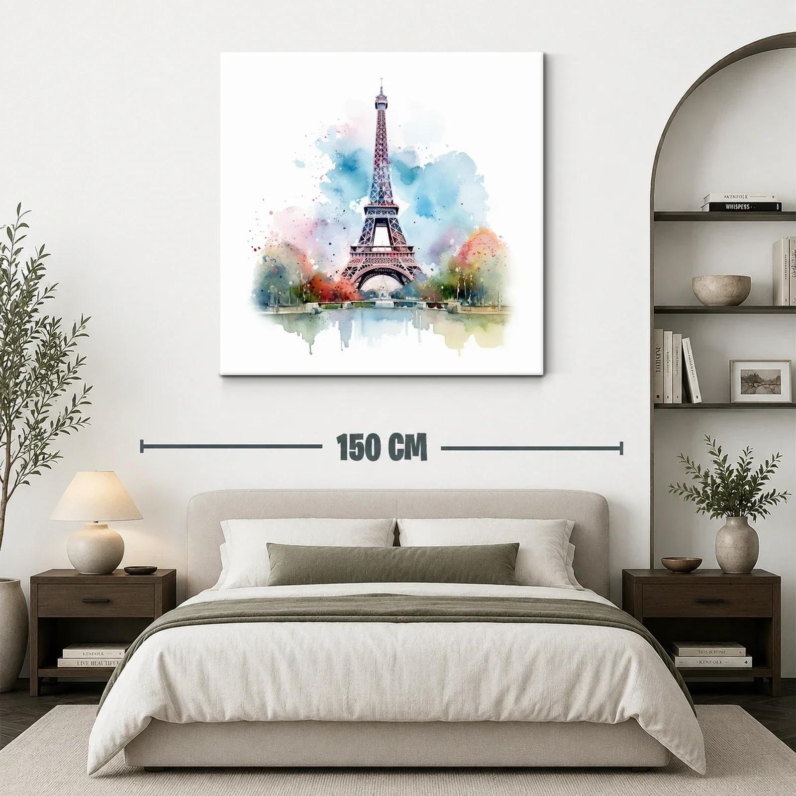Elegancia parisina en acuarela con tonos vibrantes — miniatura 3