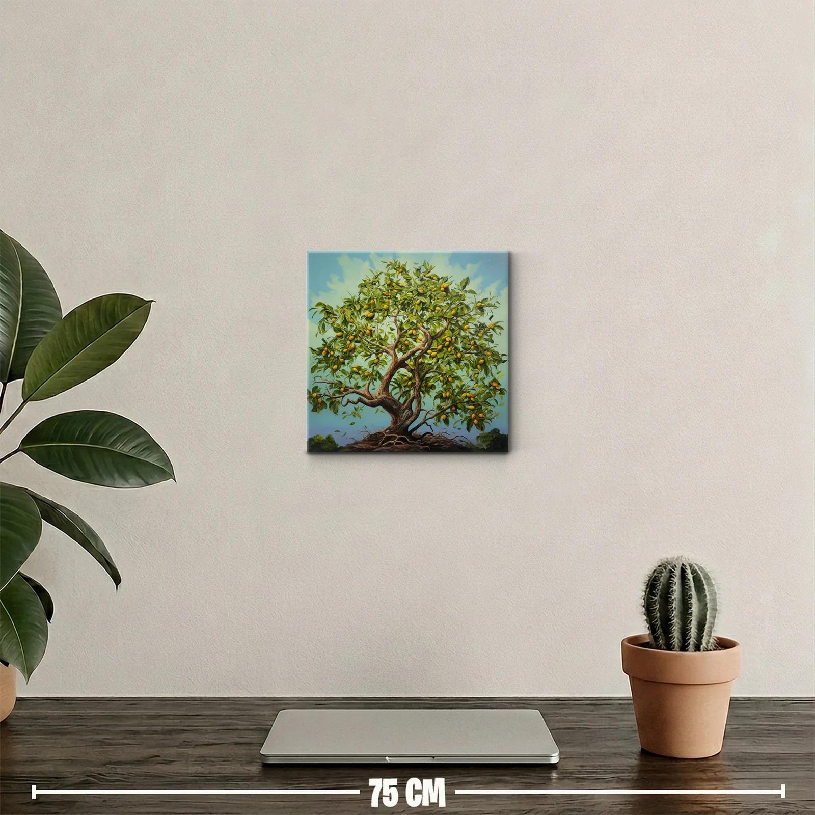 Árbol frutal con frutos cítricos en plena vitalidad — miniatura 2