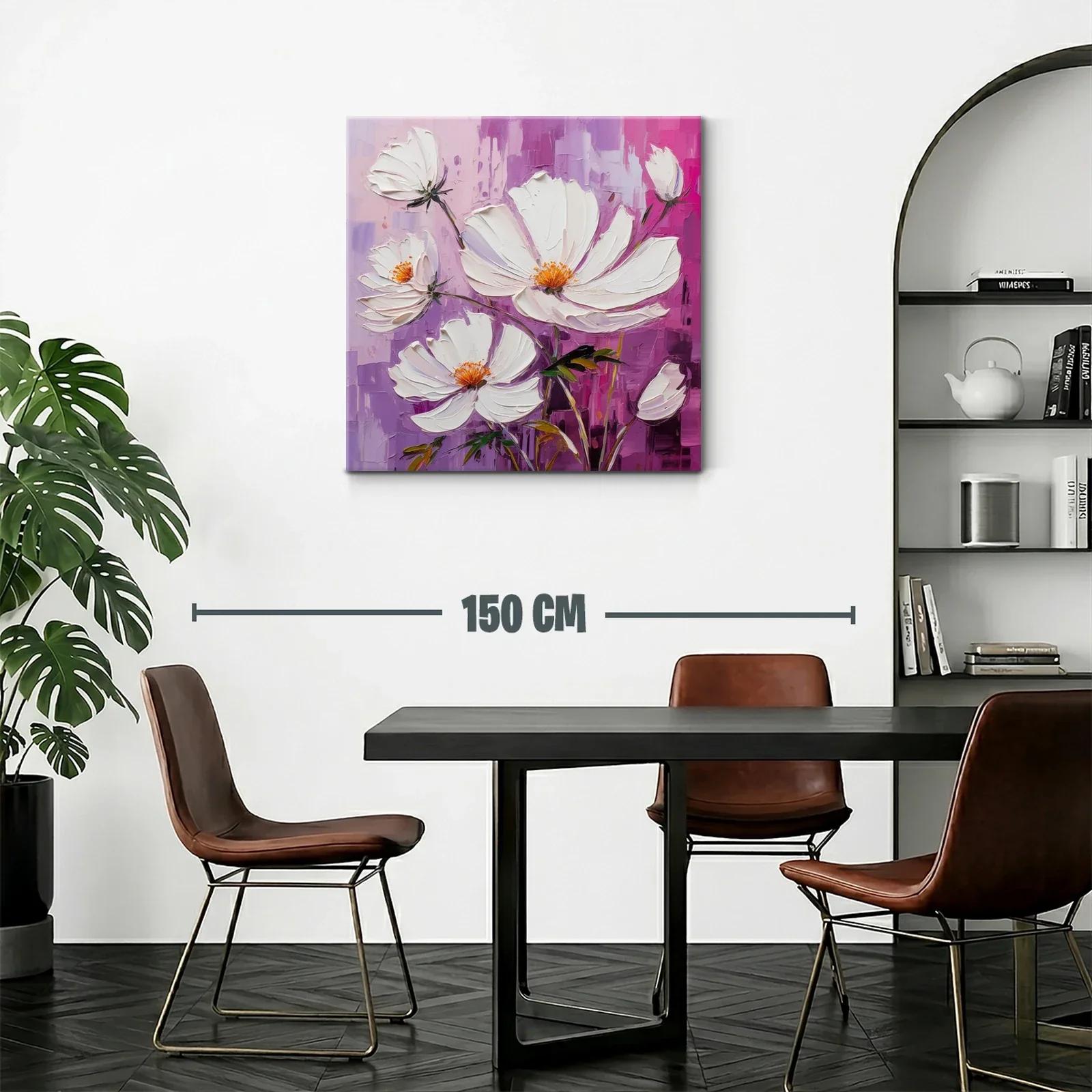 Elegancia floral en tonos blancos y violetas — miniatura 2