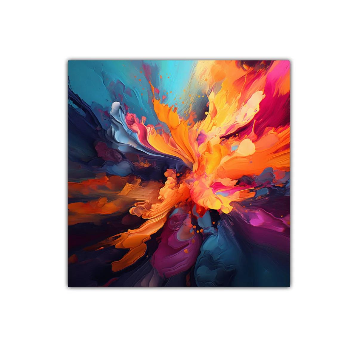 Explosión de colores vibrantes con energía dinámica — imagen principal