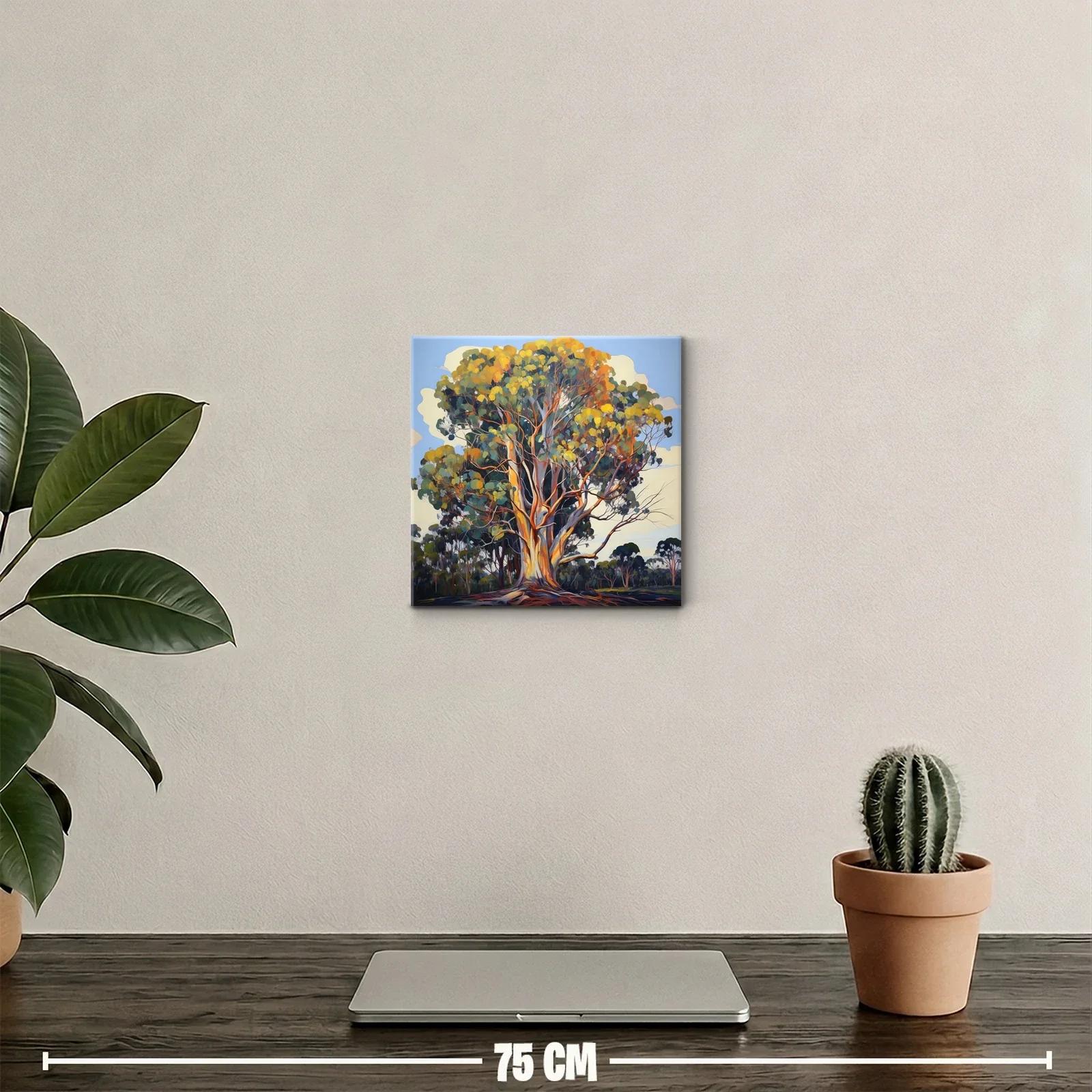Árbol majestuoso con tonos cálidos y vibrantes — miniatura 2