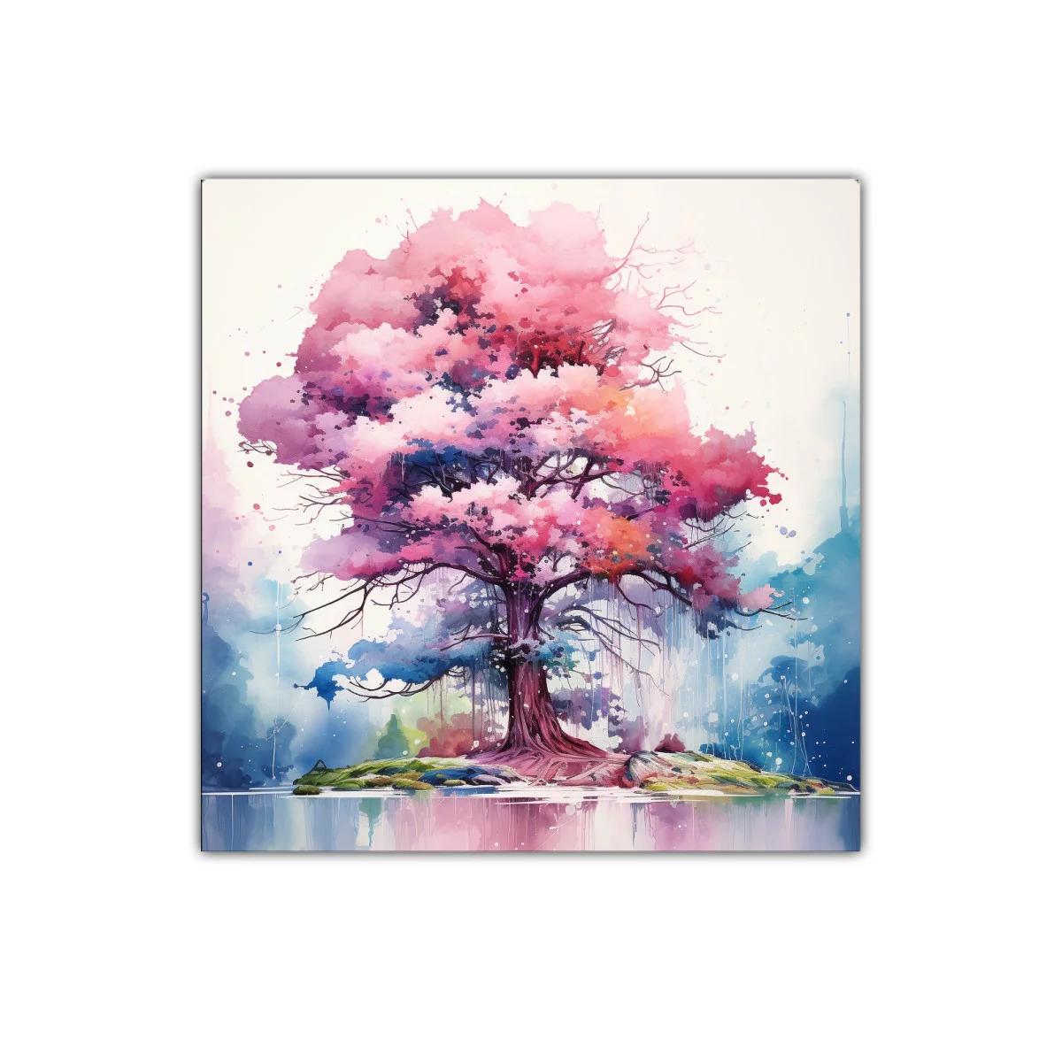 Árbol con tonos vibrantes que evocan serenidad y belleza — imagen principal