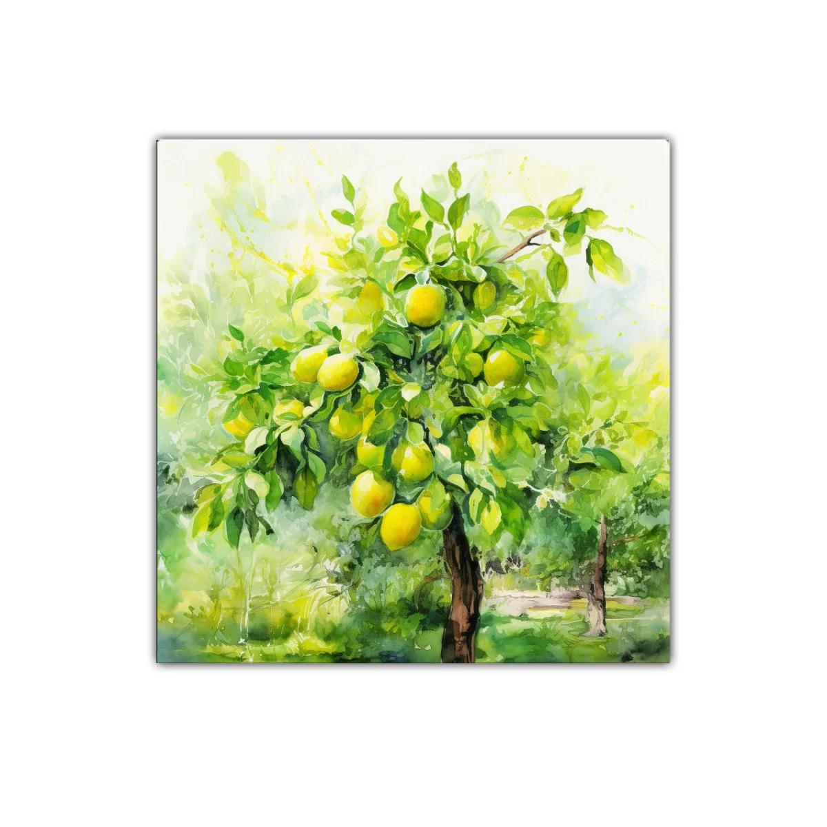 Limonero vibrante en jardín de luz solar radiante — imagen principal
