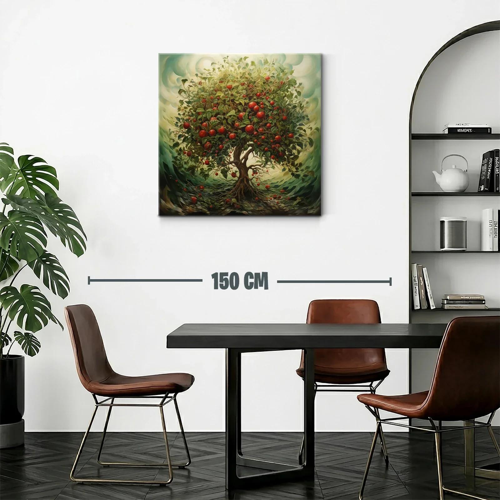 Árbol frutal en pleno esplendor con tonos vivos y naturales — miniatura 2