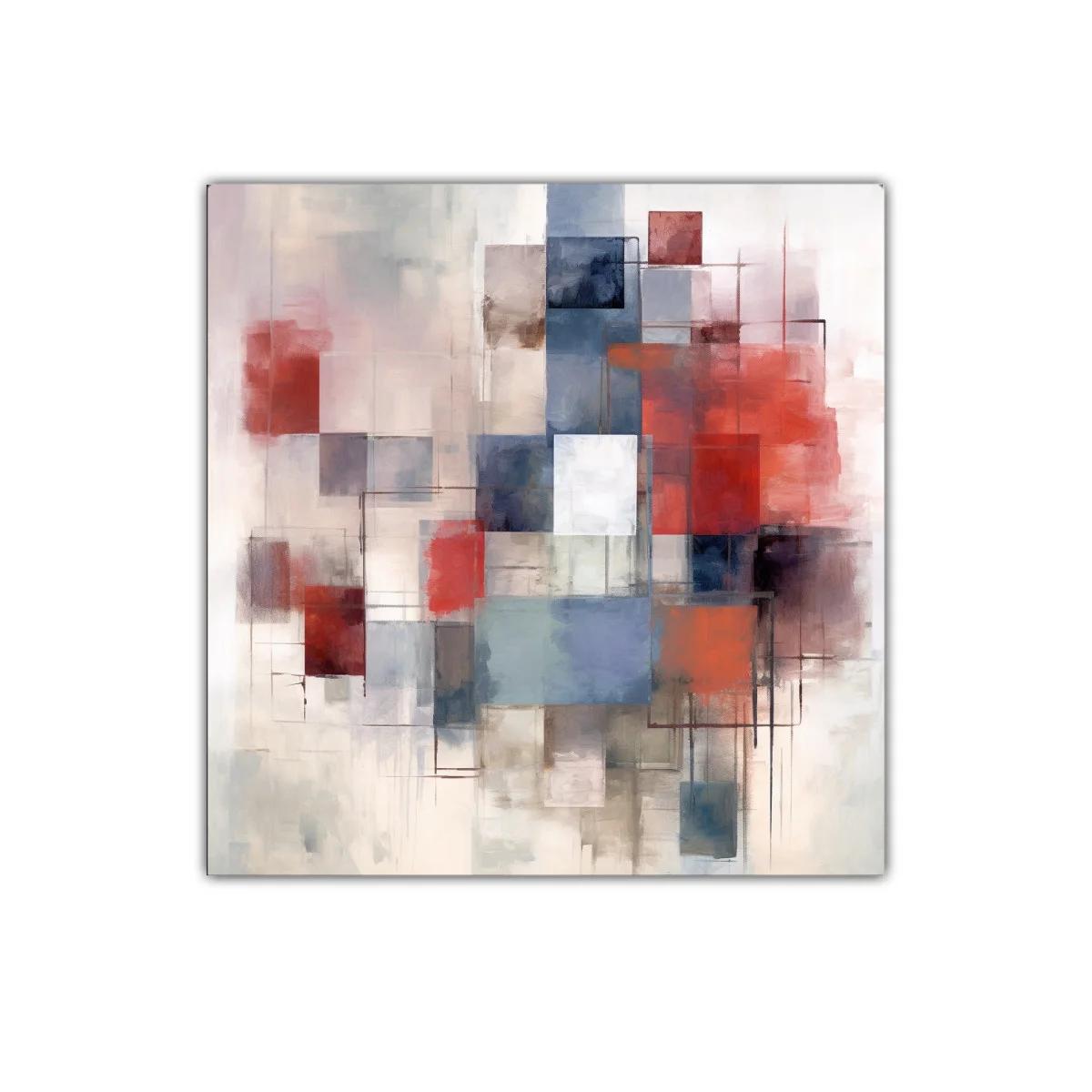 Composición abstracta moderna con bloques de color — imagen principal