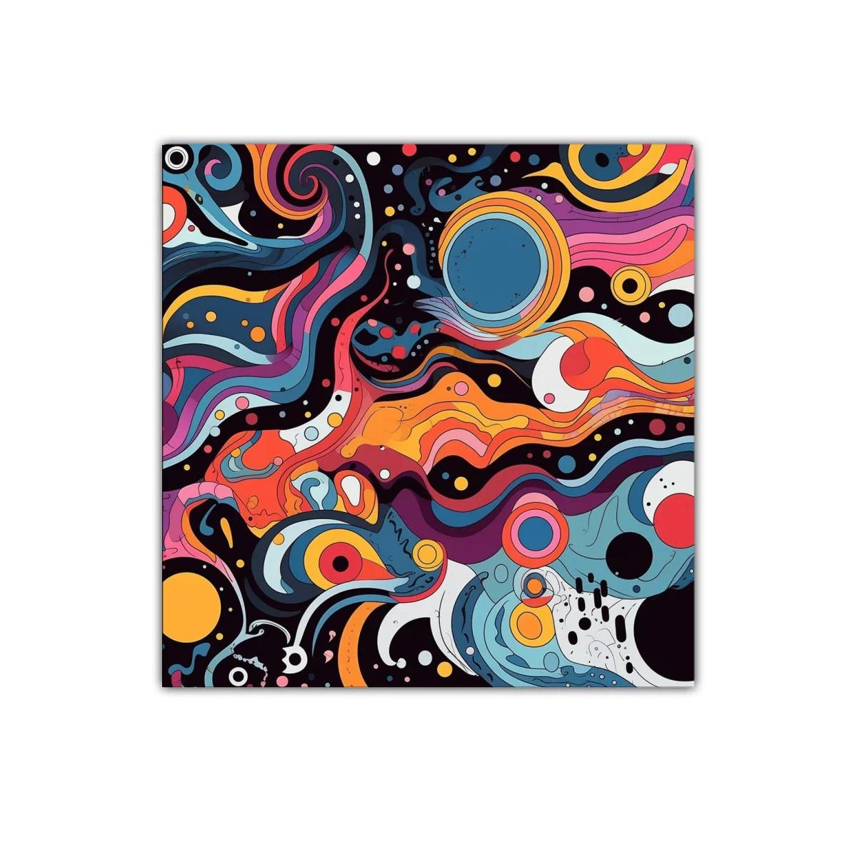 Explosión cósmica de colores vibrantes y formas dinámicas — imagen principal