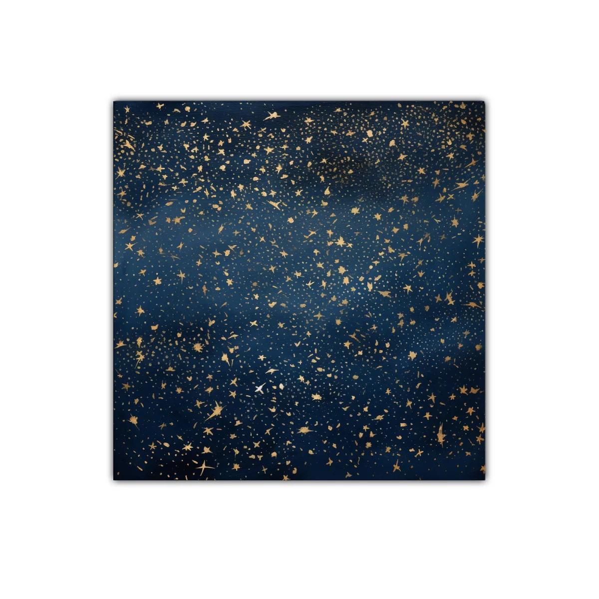 Estrellas doradas sobre fondo azul profundo — miniatura 1