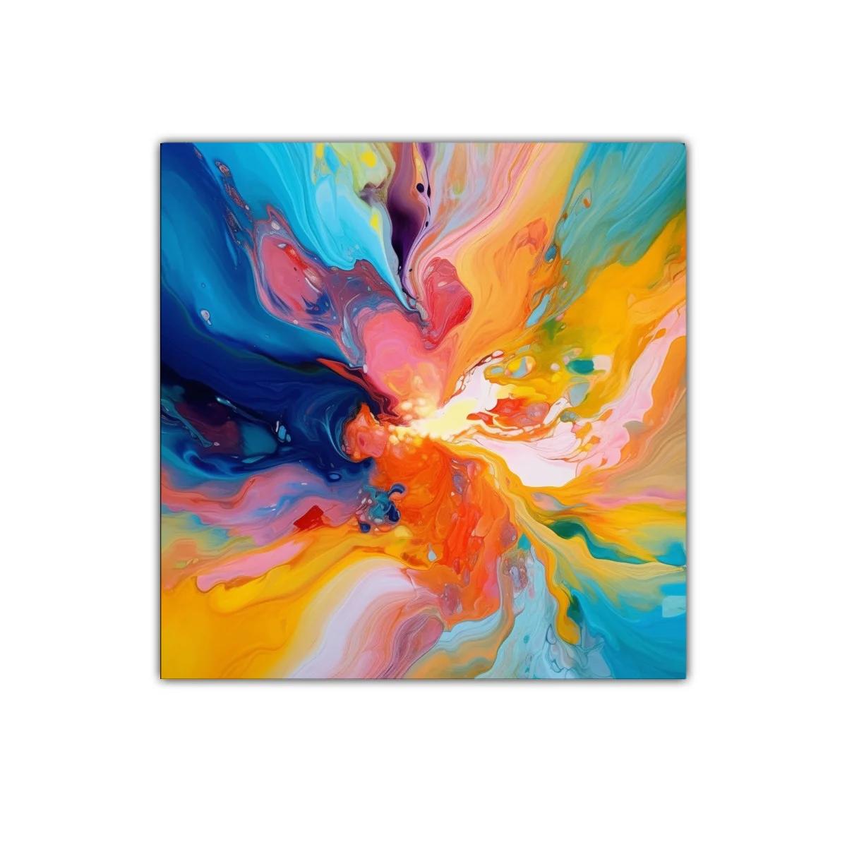 Explosión de colores vibrantes y formas fluidas — imagen principal