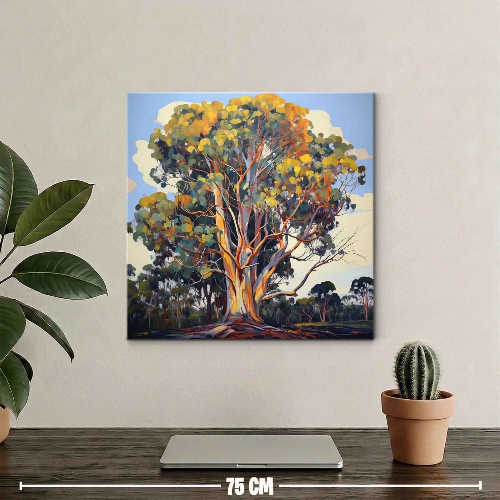 Árbol majestuoso con tonos cálidos y vibrantes — miniatura 2