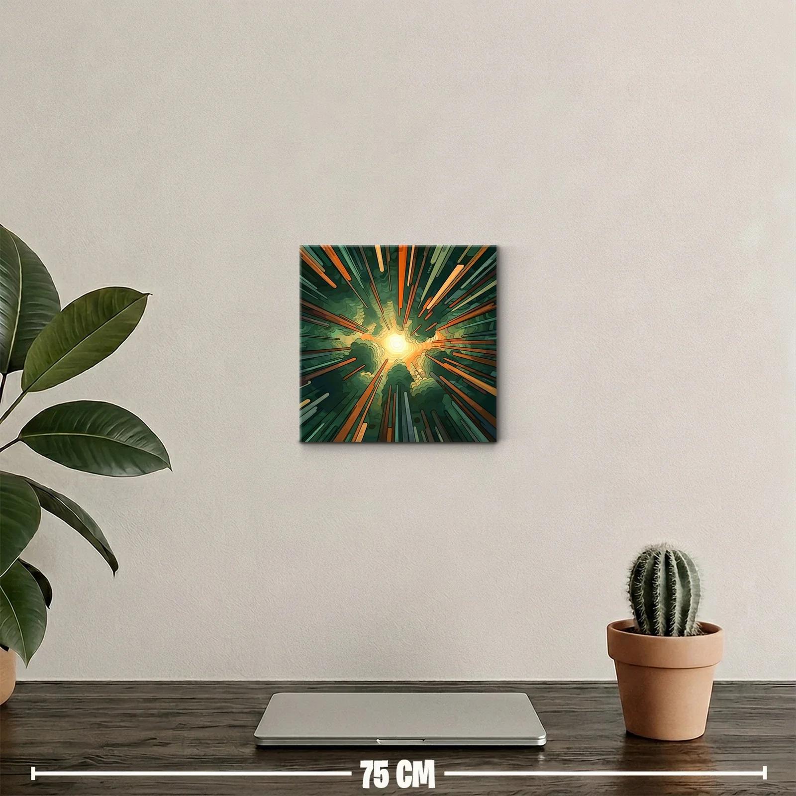 Explosión de luz y color con vibrantes líneas verticales — miniatura 2